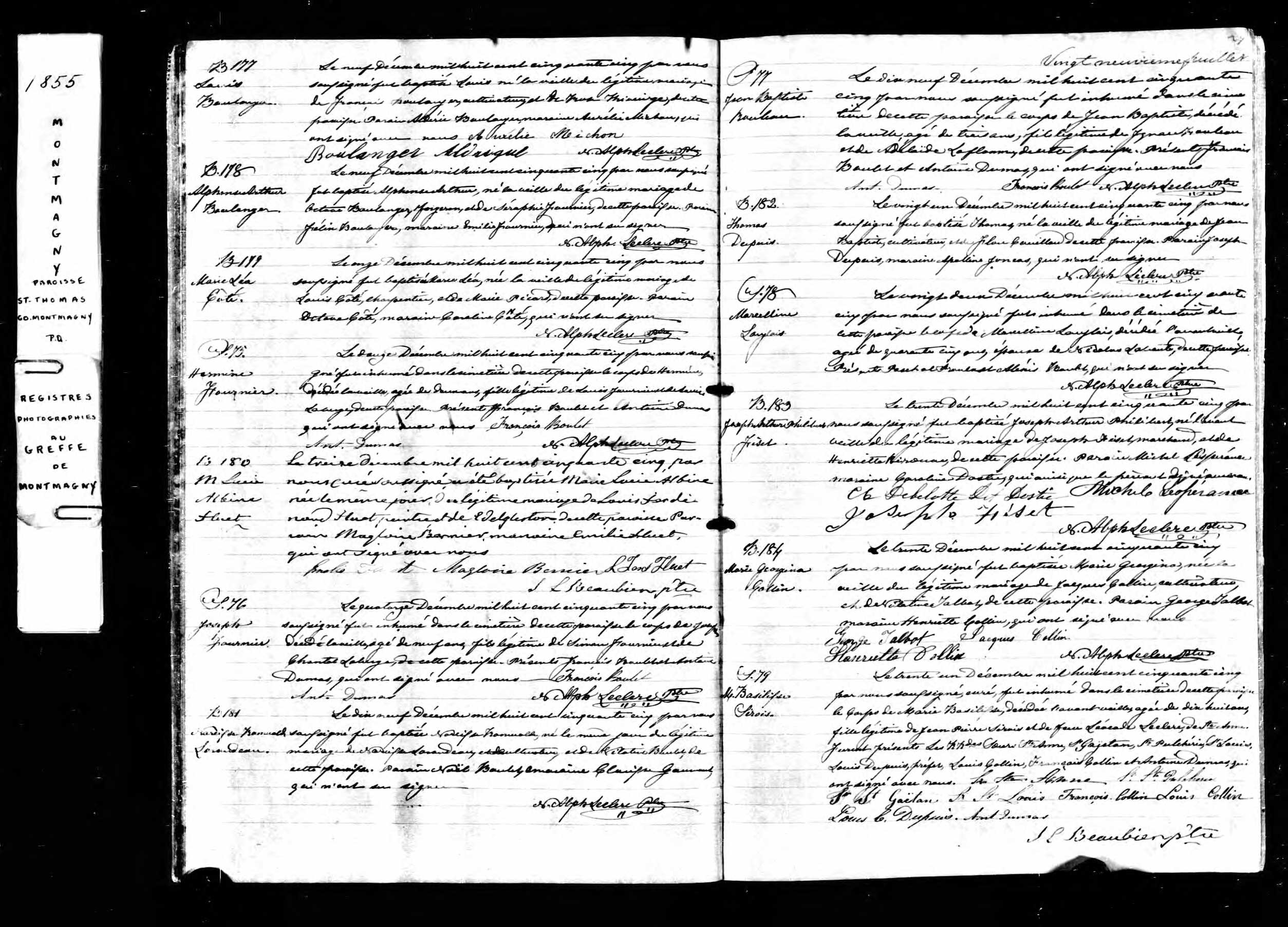 Acte de baptême