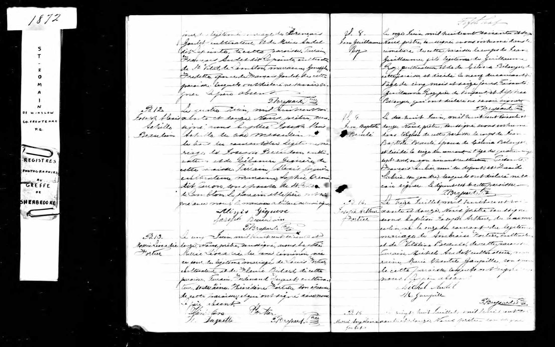 Acte de baptême Acte de baptême