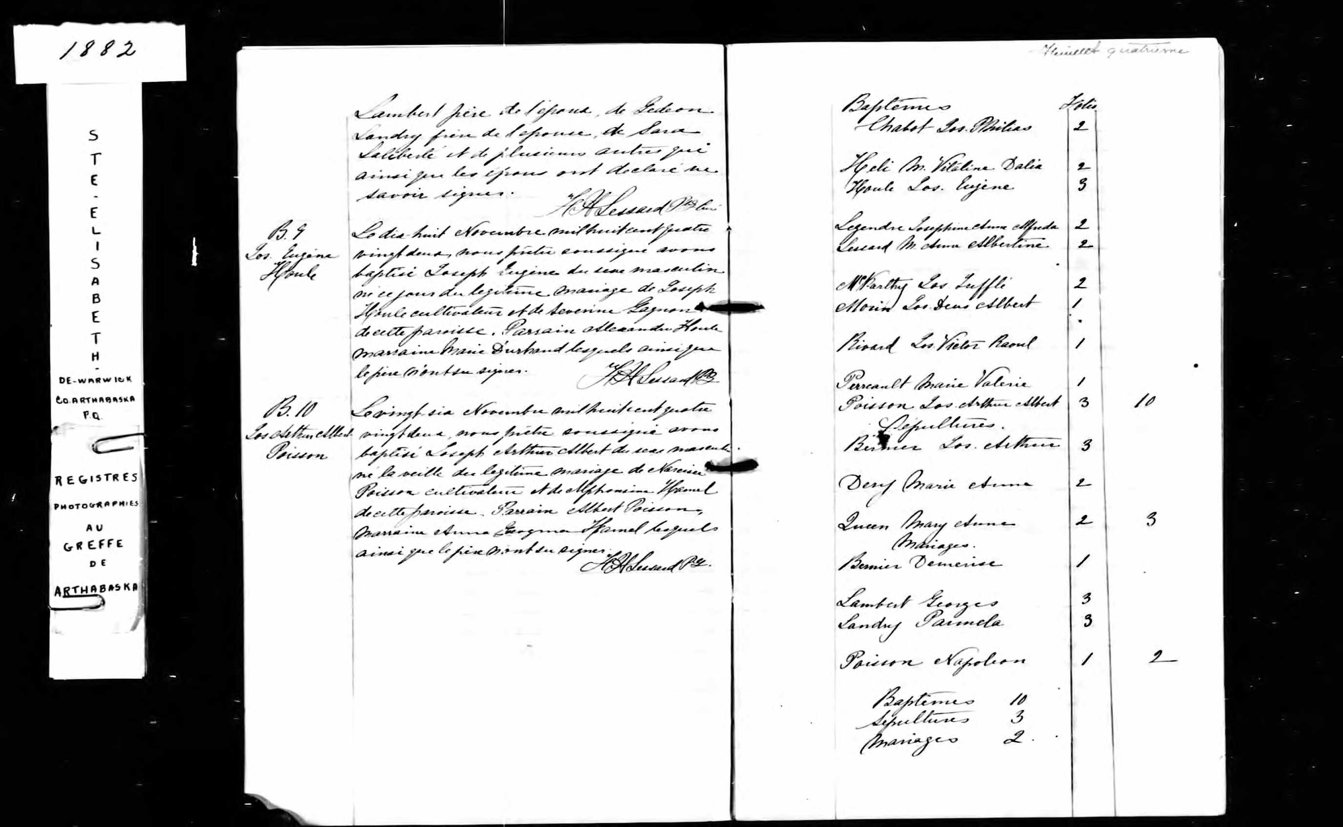 Acte de baptême Acte de baptême