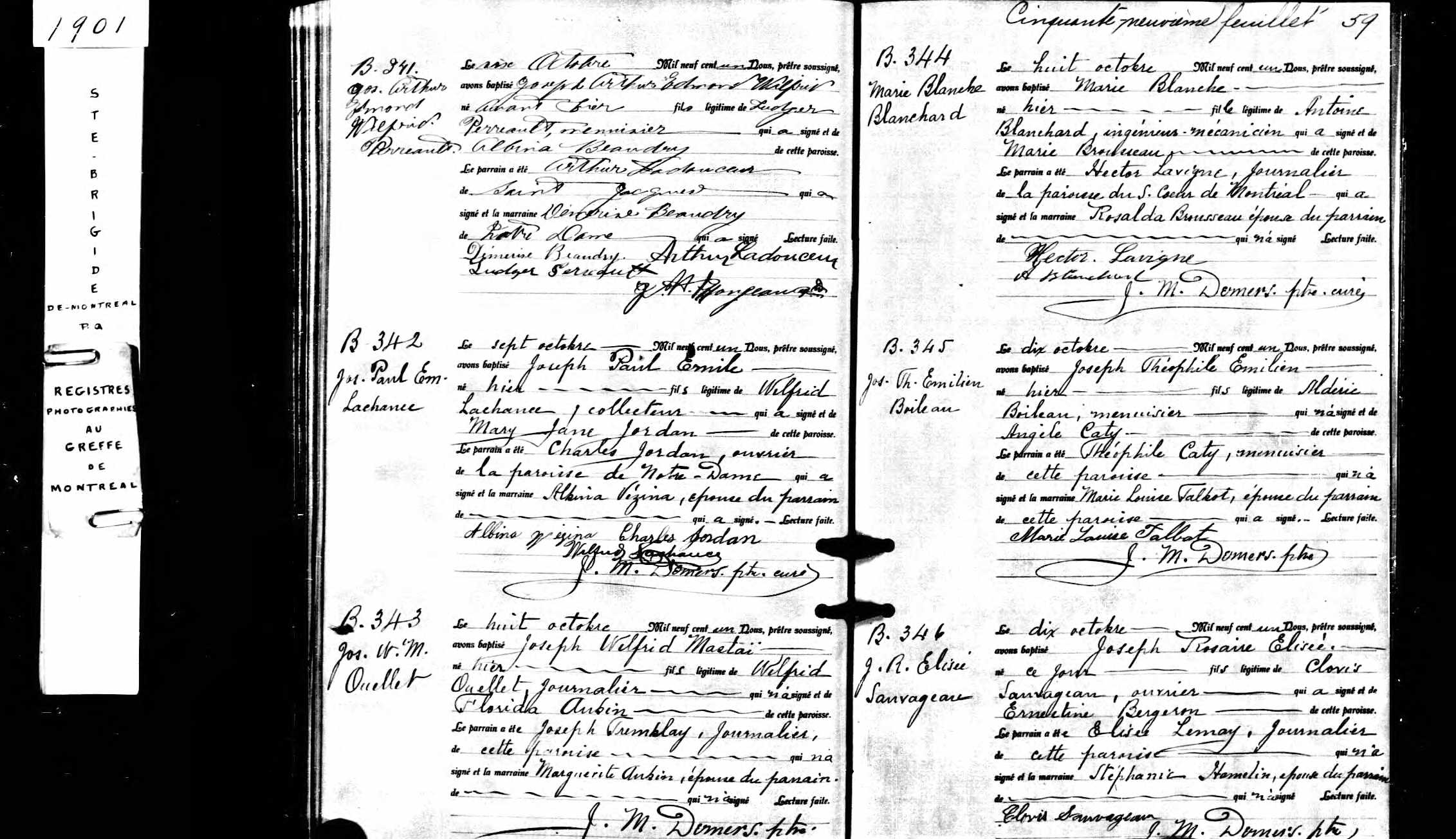 Acte de baptême