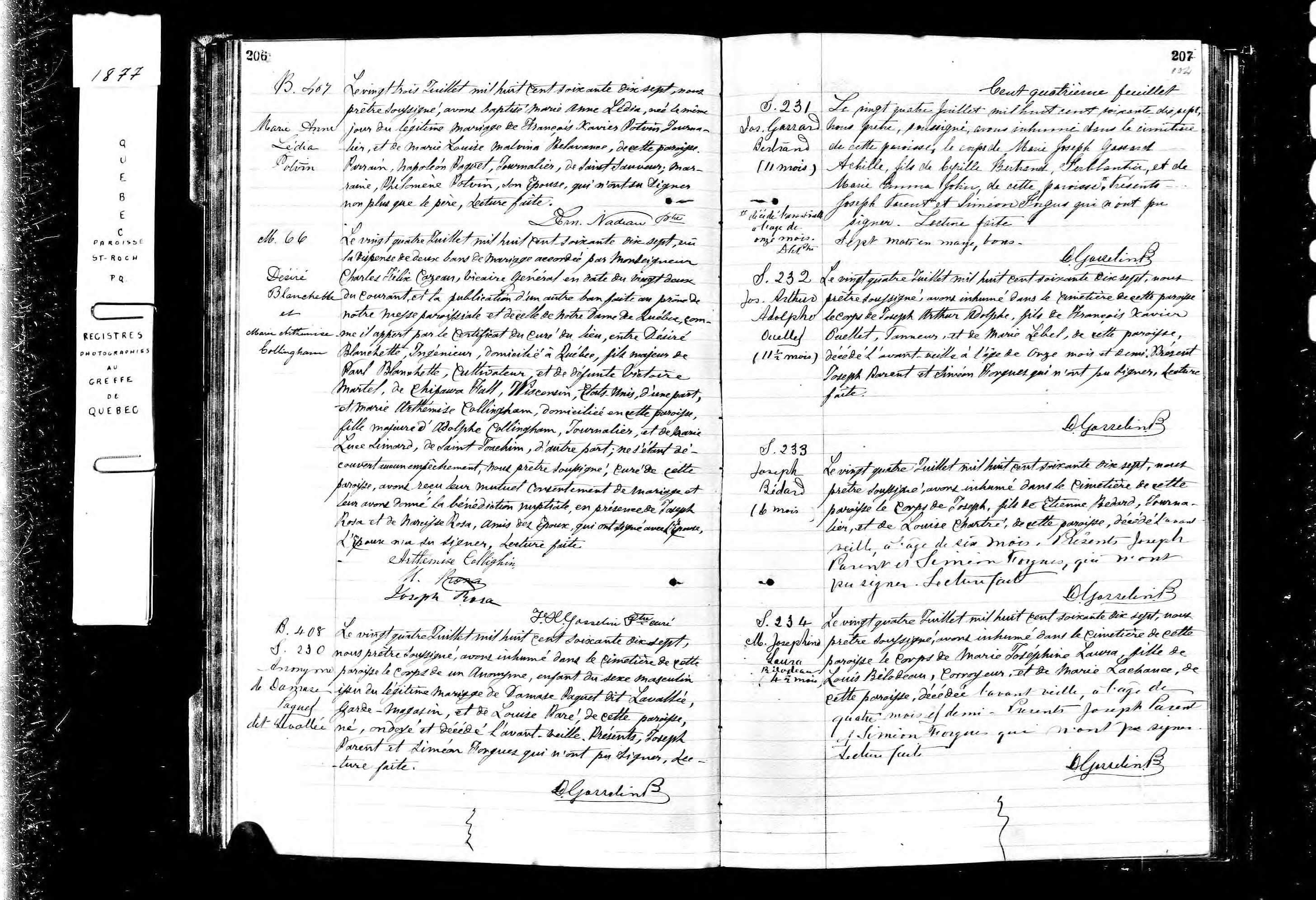 Acte de sépulture