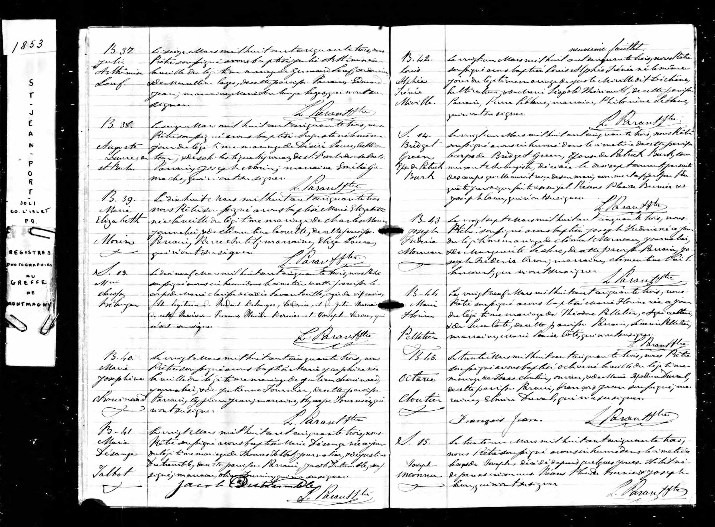 Acte de baptême
