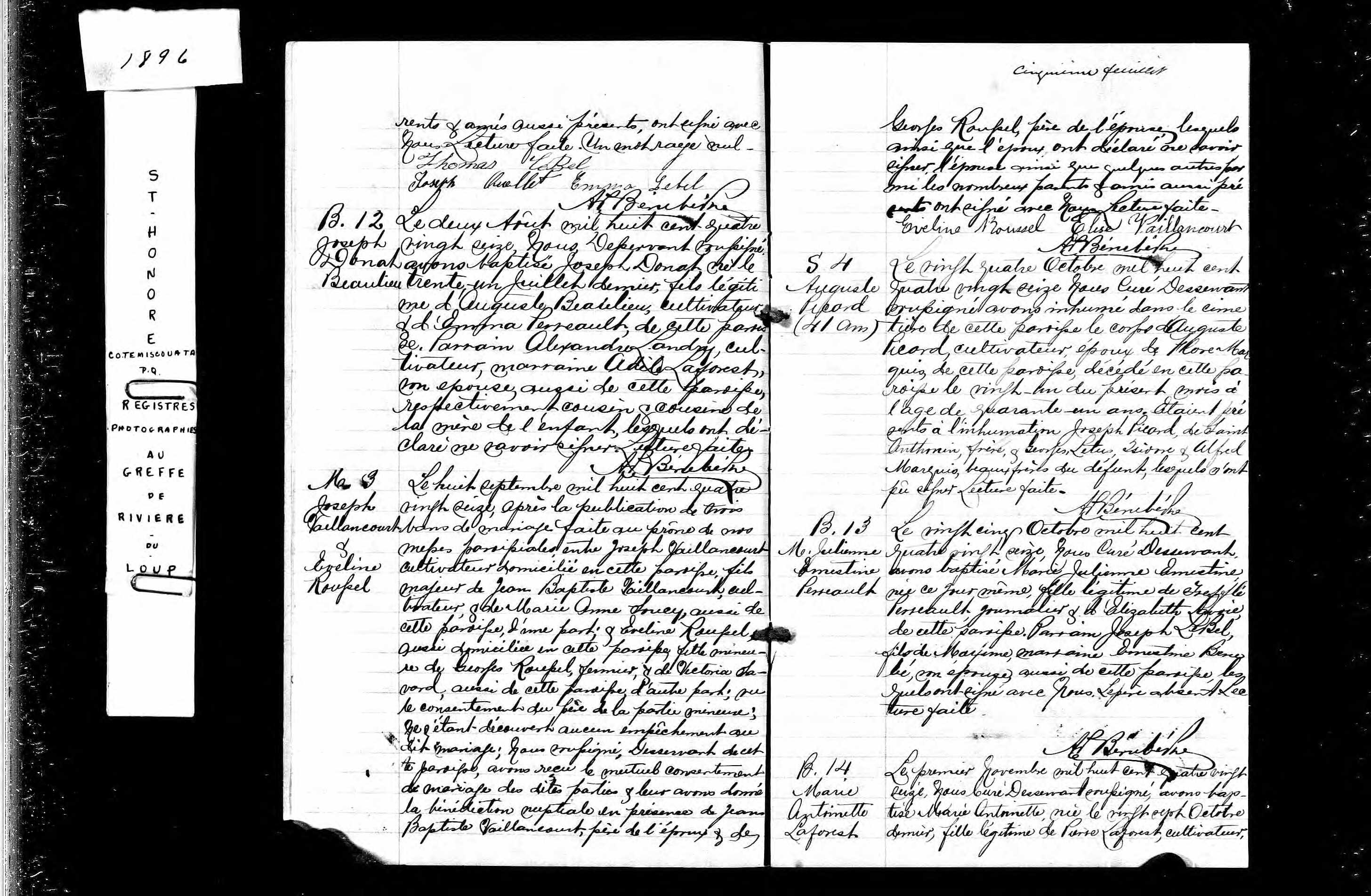 Acte de sépulture