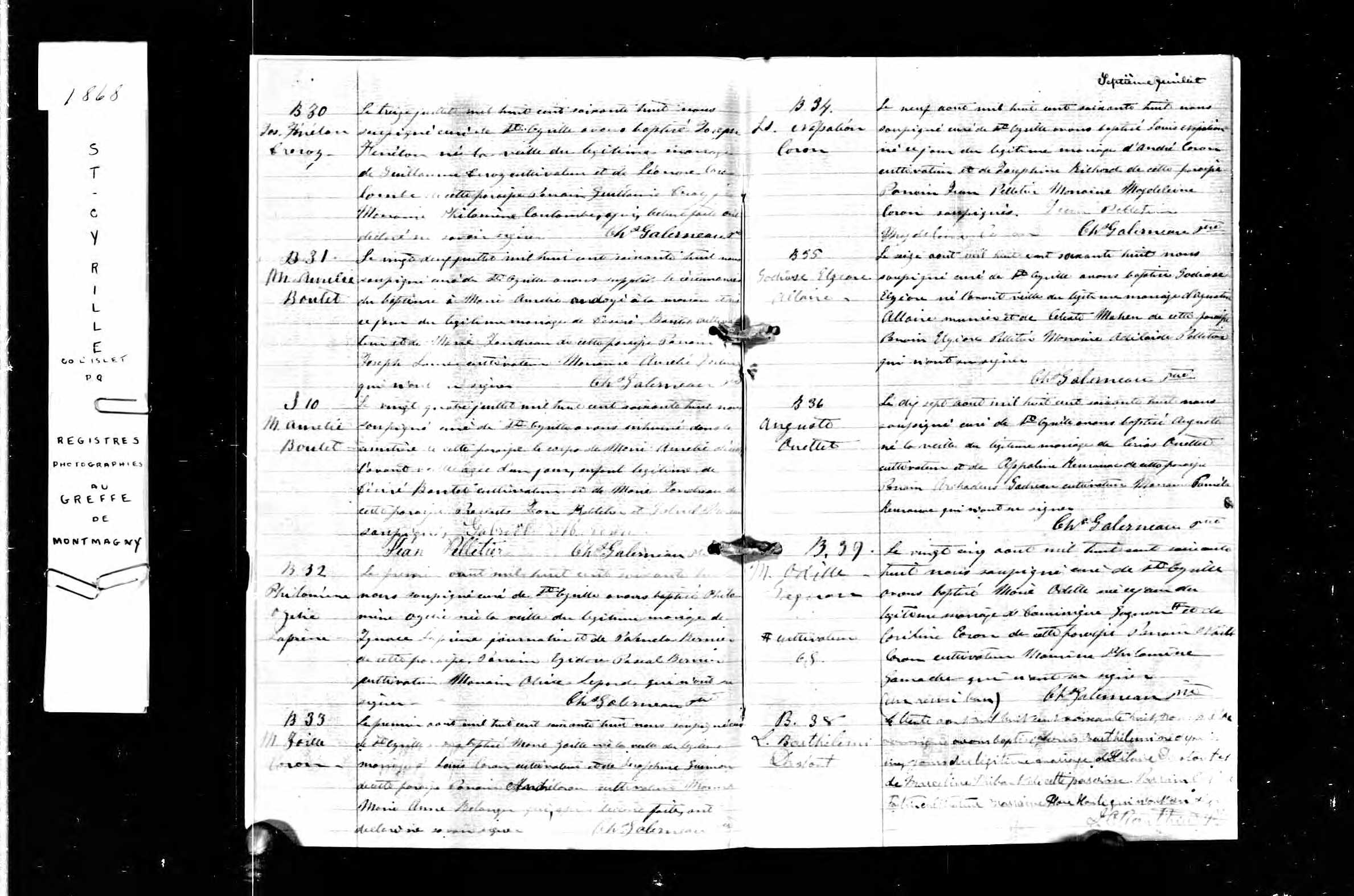 Acte de baptême