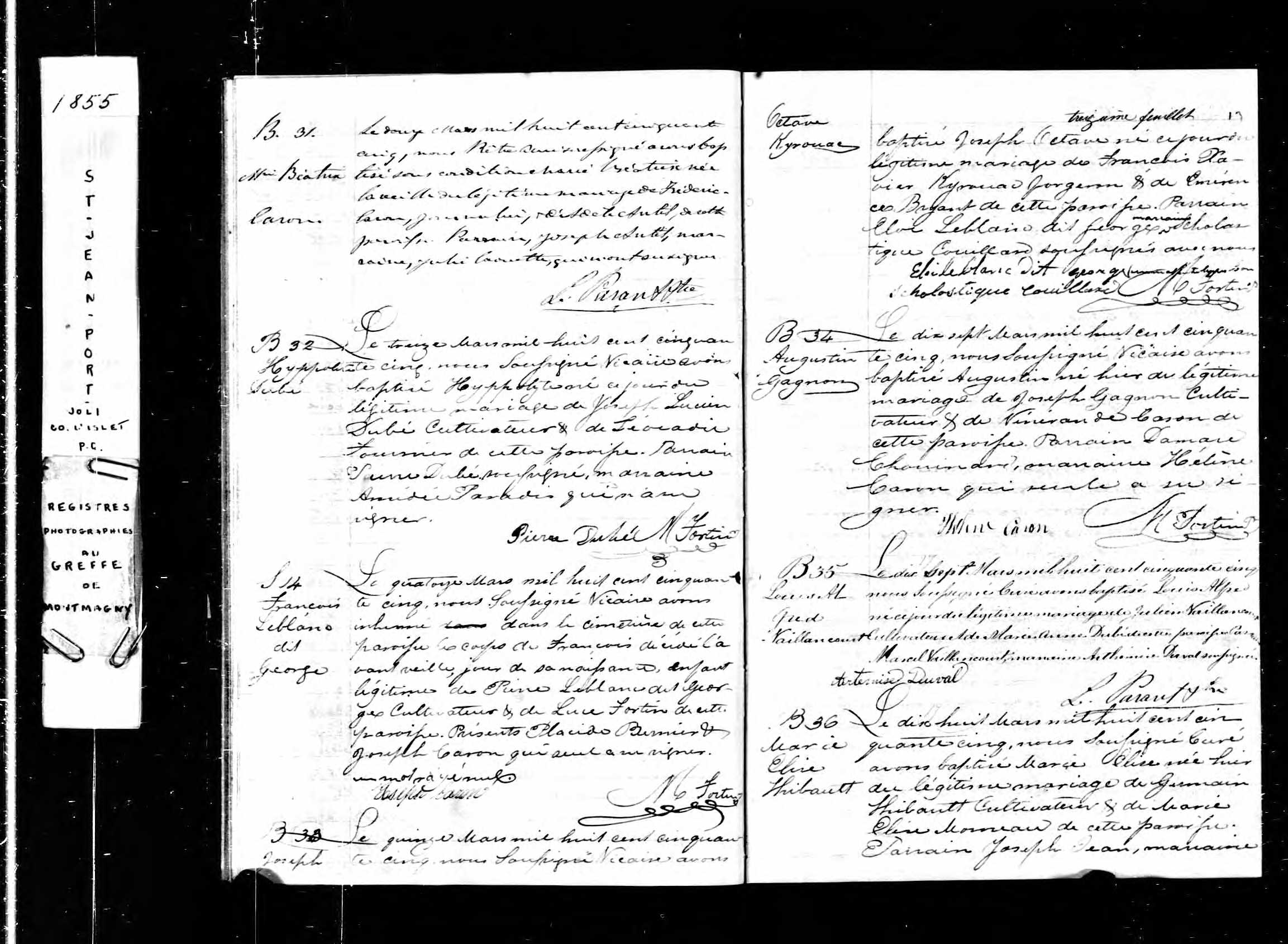 Acte de baptême Acte de baptême