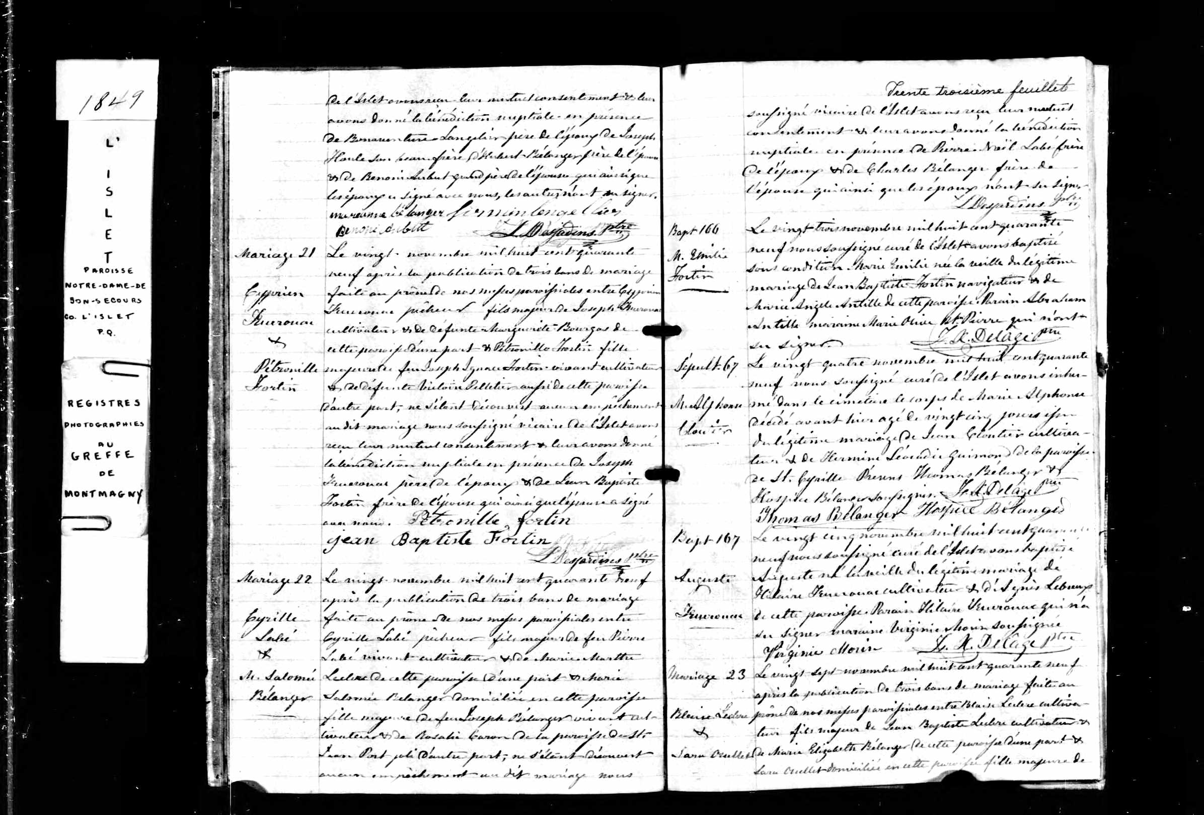 Acte de baptême Acte de baptême