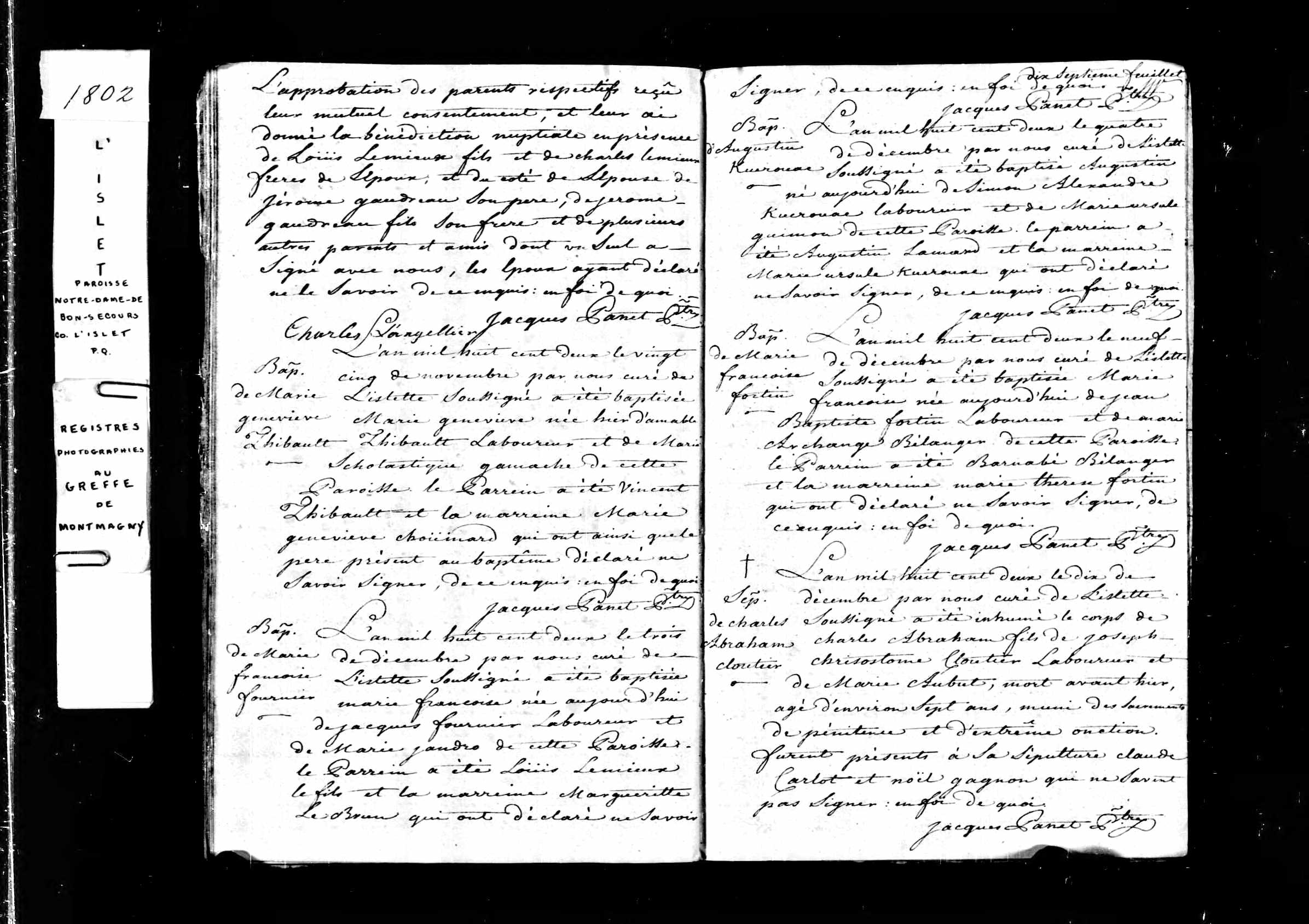 Acte de baptême Acte de baptême