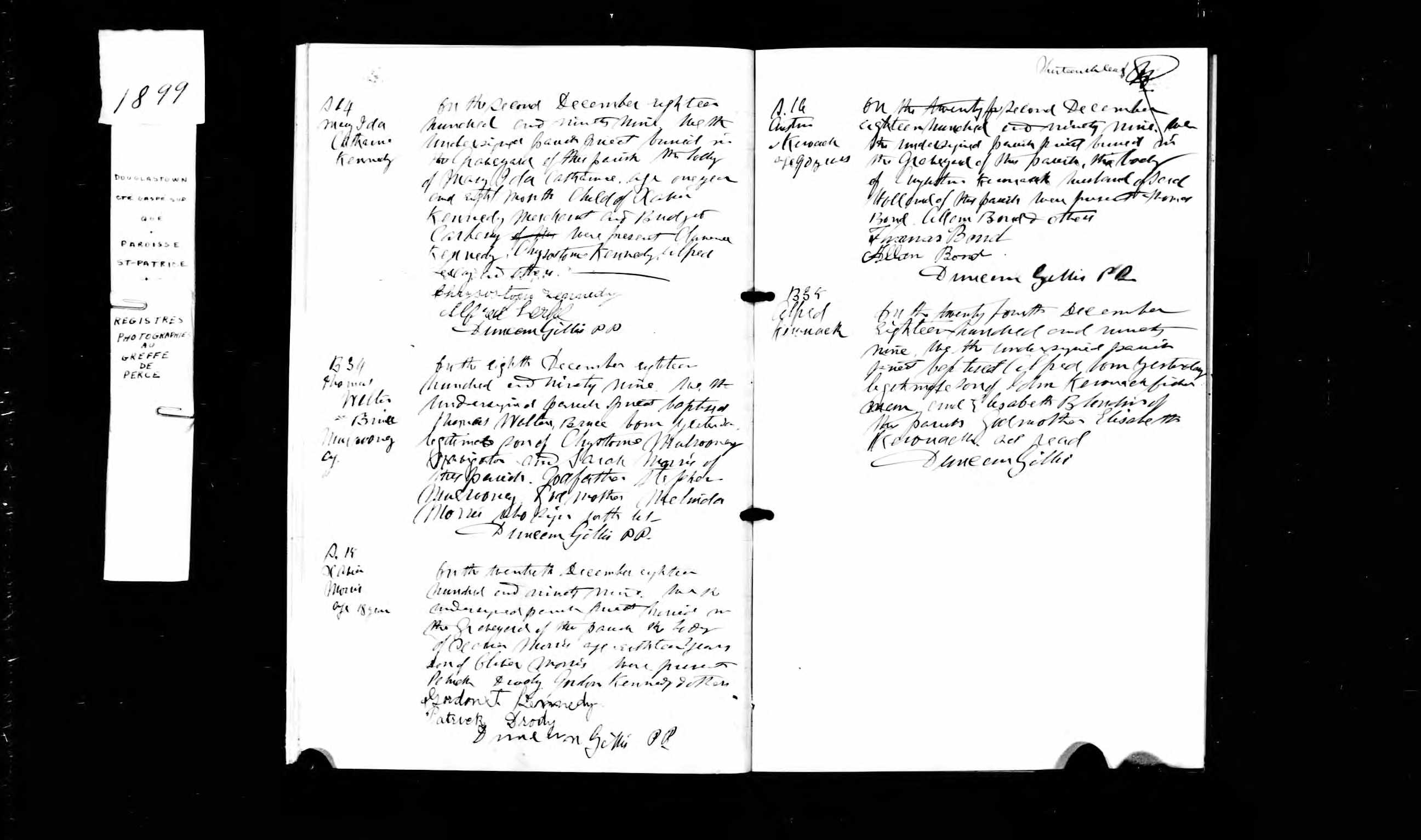Acte de sépulture