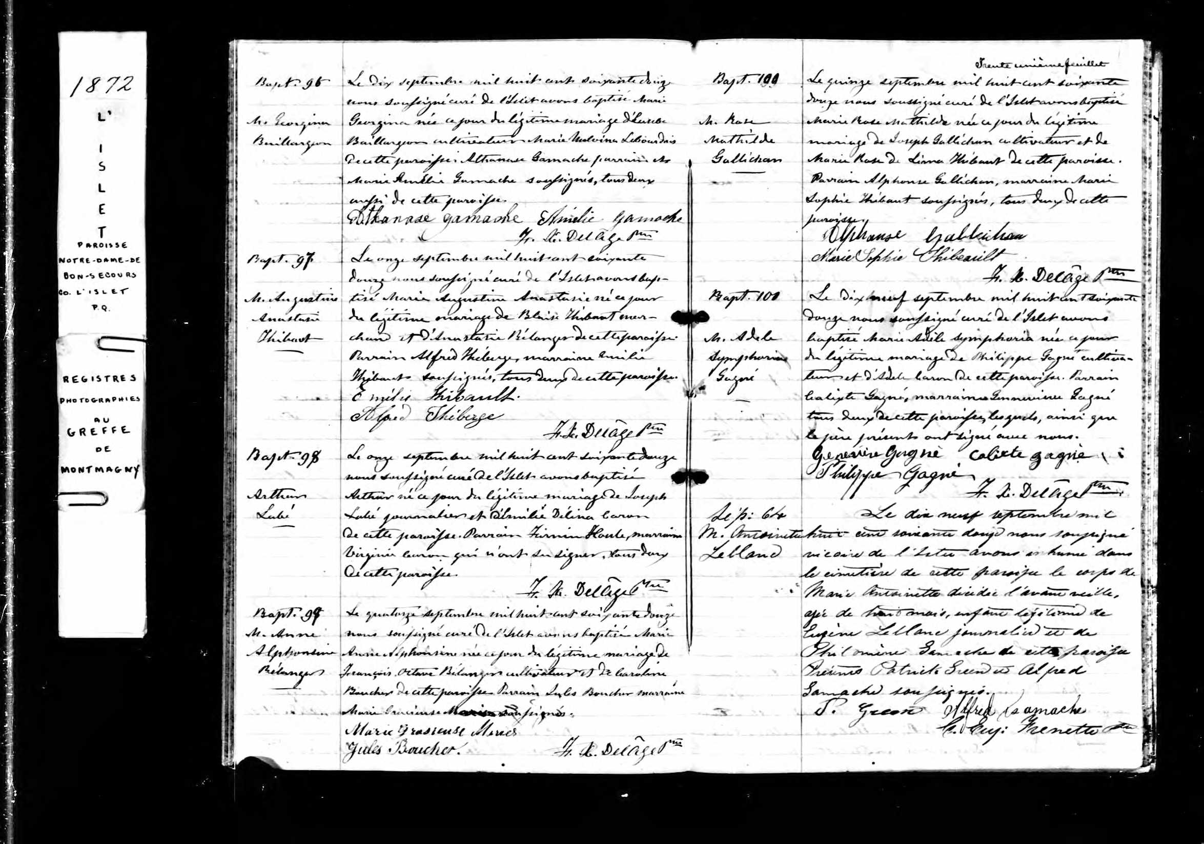 Acte de baptême