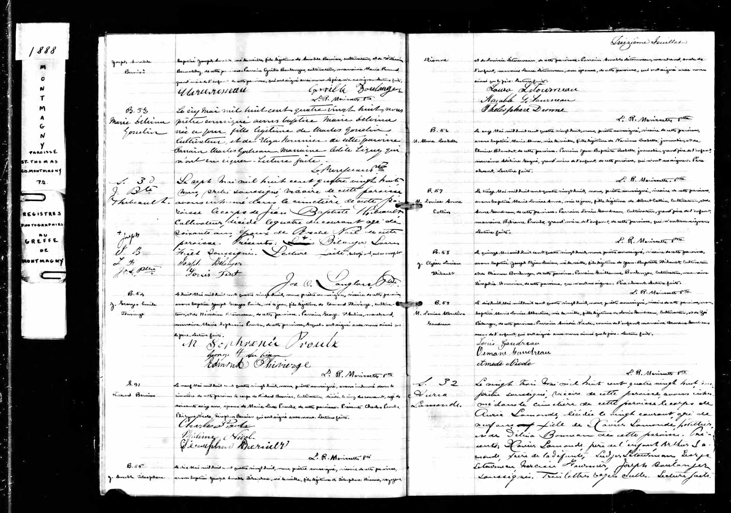 Acte de sépulture Acte de sépulture