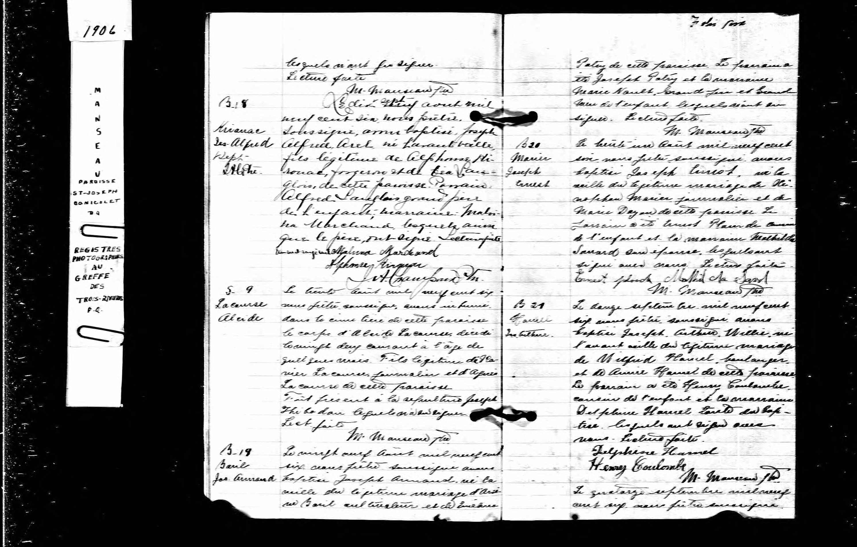 Acte de baptême