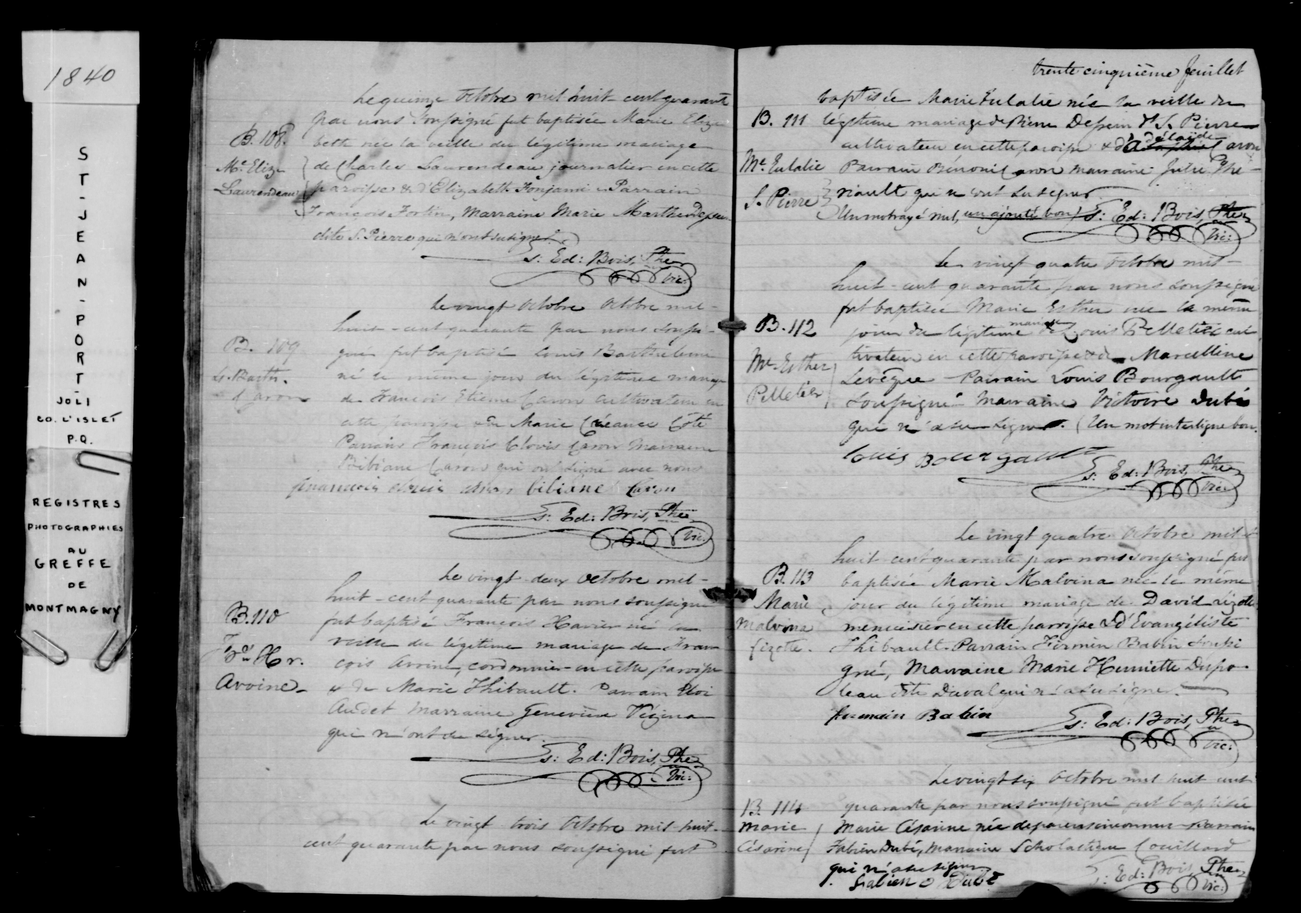Acte de baptême