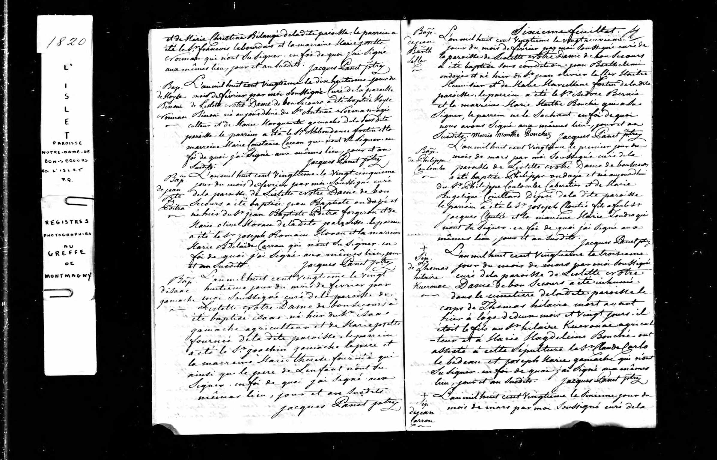 Acte de baptême
