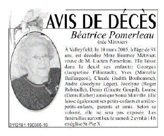 Nécrologie