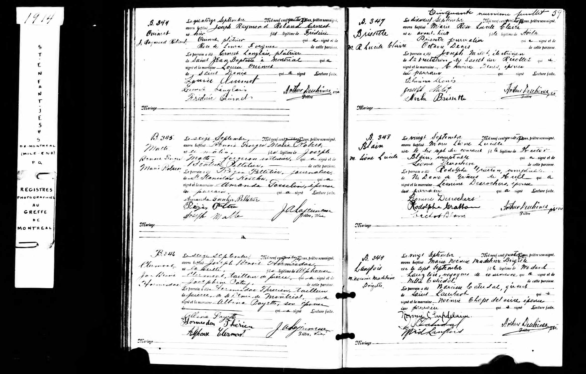 Acte de baptême