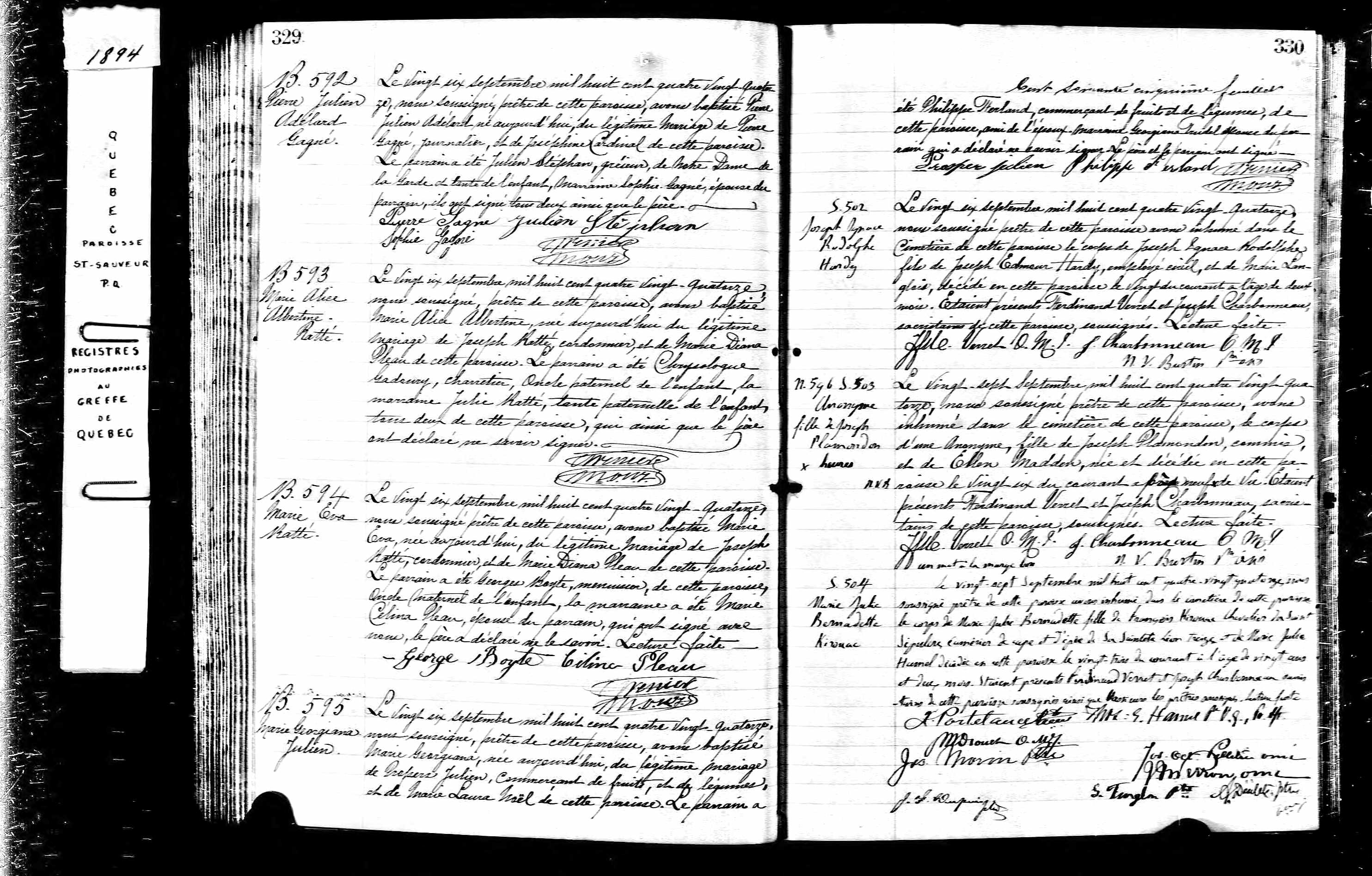 Acte de sépulture Acte de sépulture
