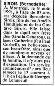 Nécrologie
