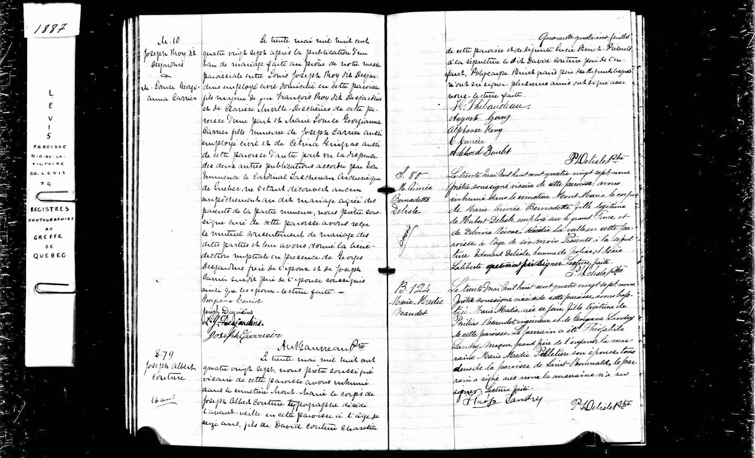 Acte de sépulture