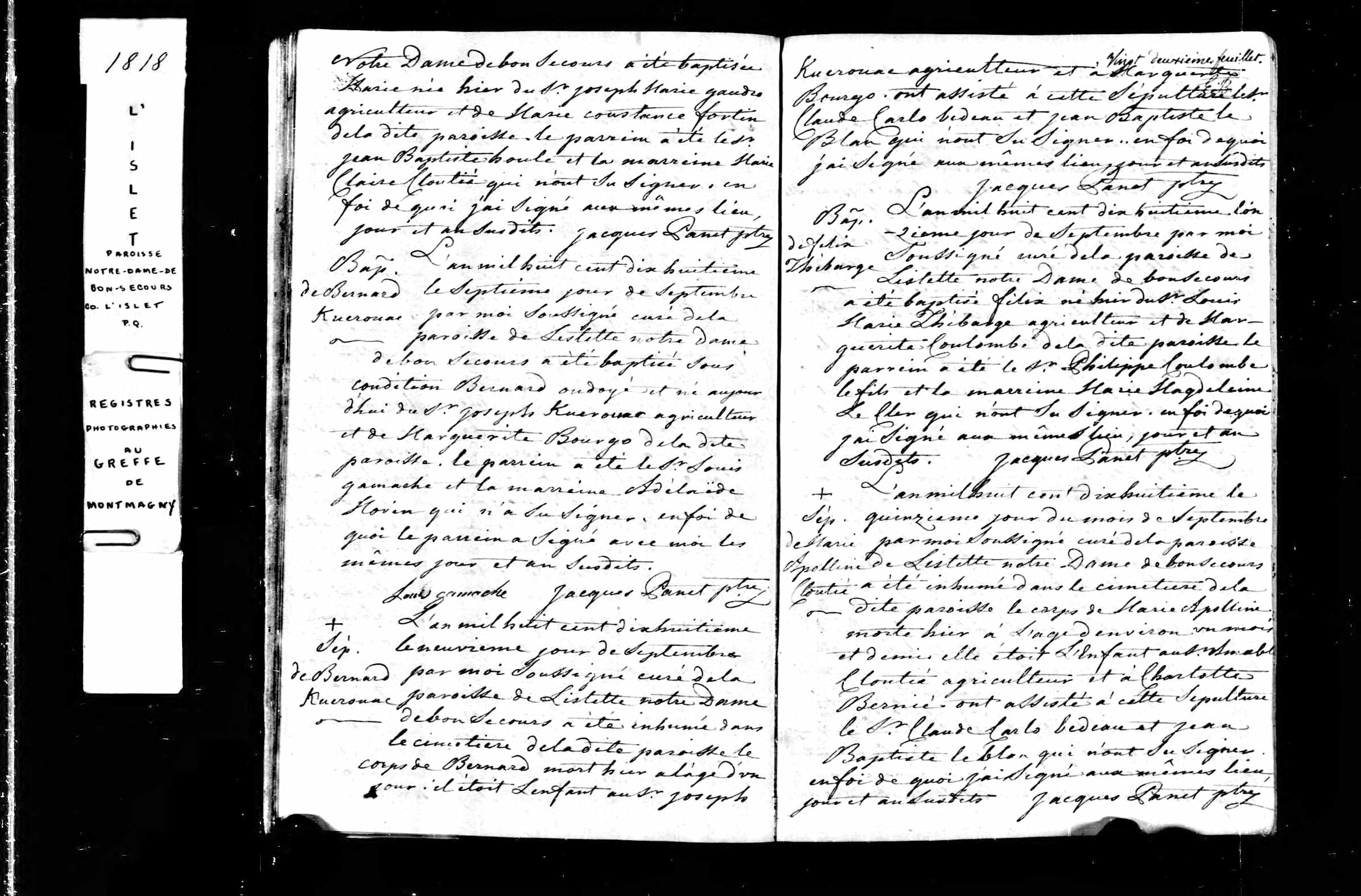 Acte de baptême Acte de baptême
