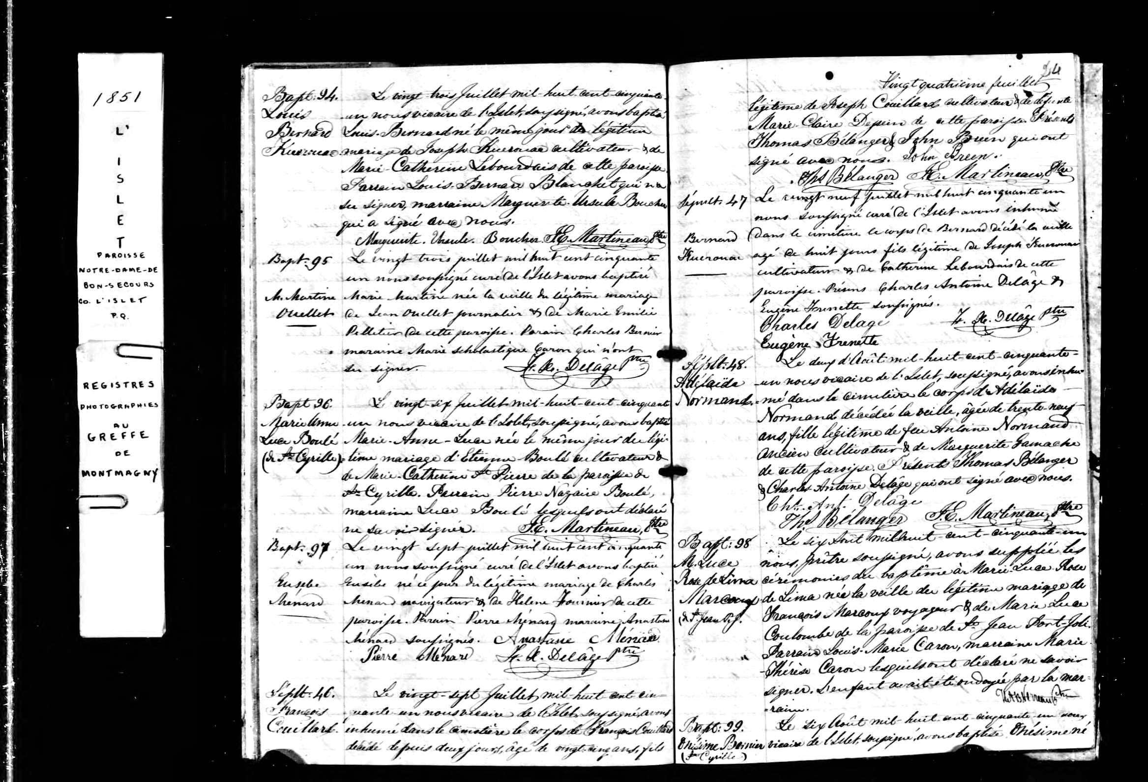 Acte de baptême Acte de baptême
