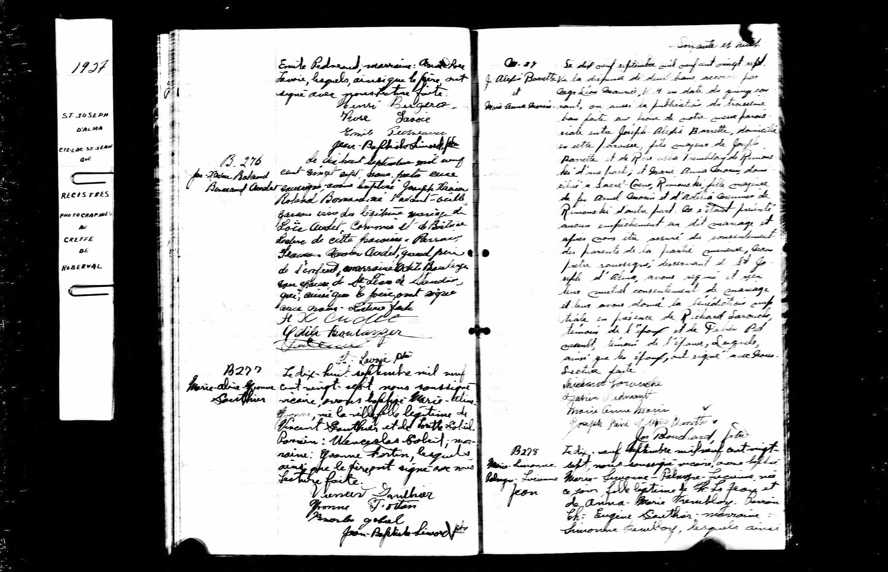 Acte de baptême