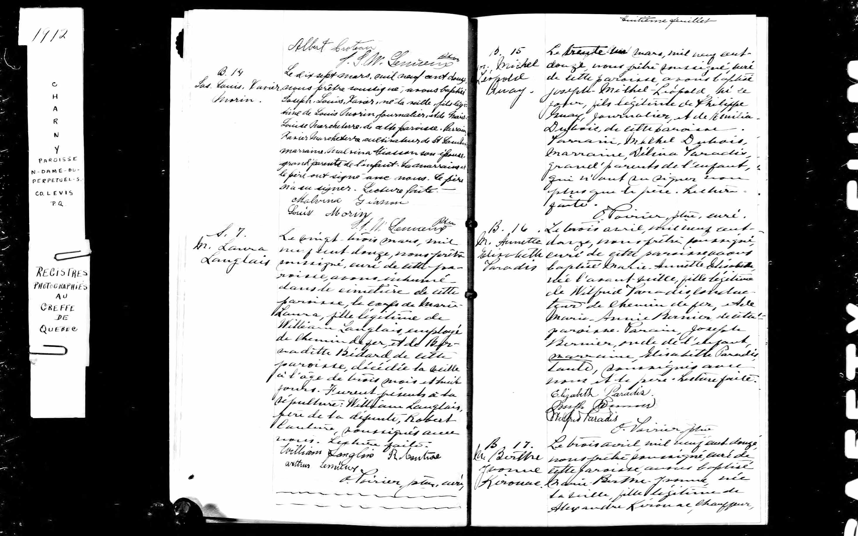 Acte de baptême