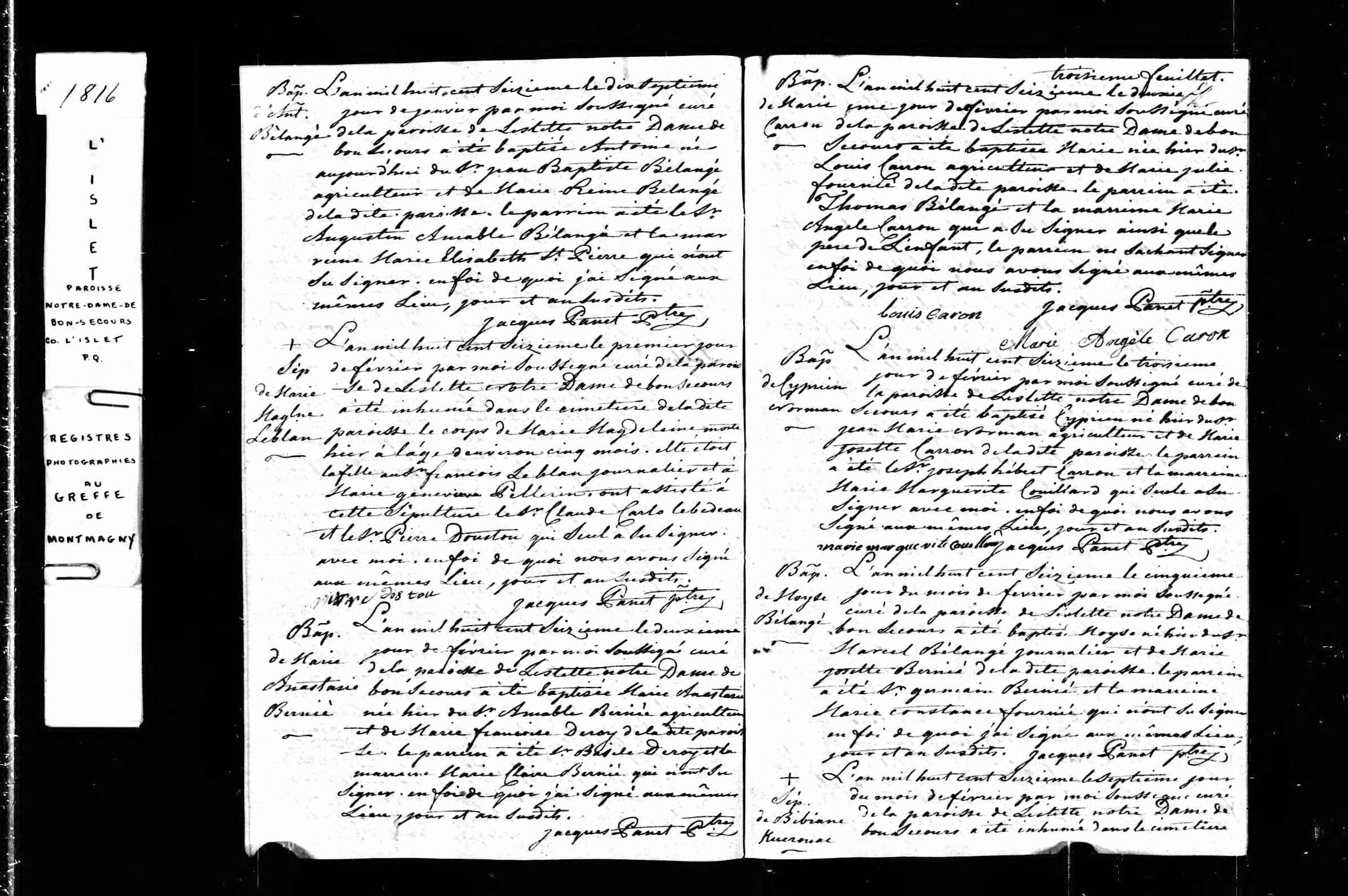  Acte de sépulture