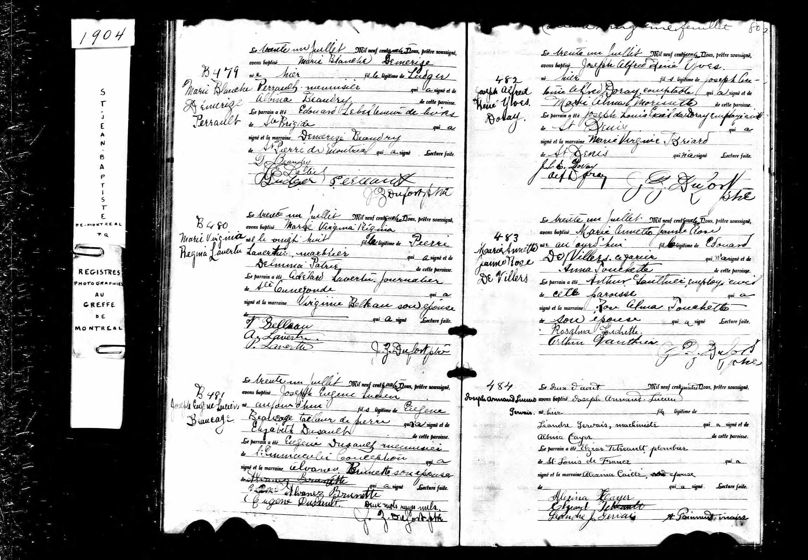 Acte de baptême