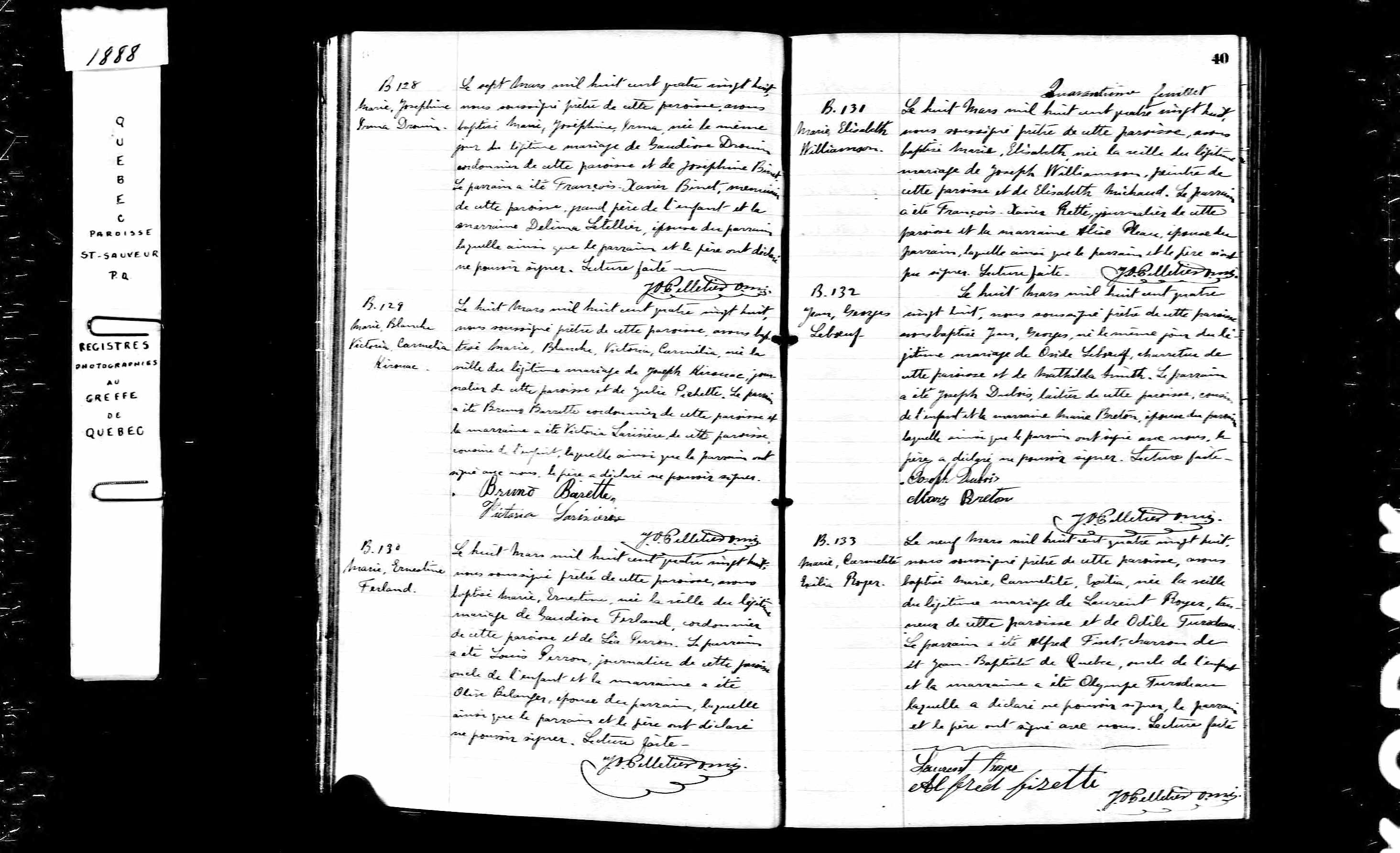 Acte de baptême Acte de baptême
