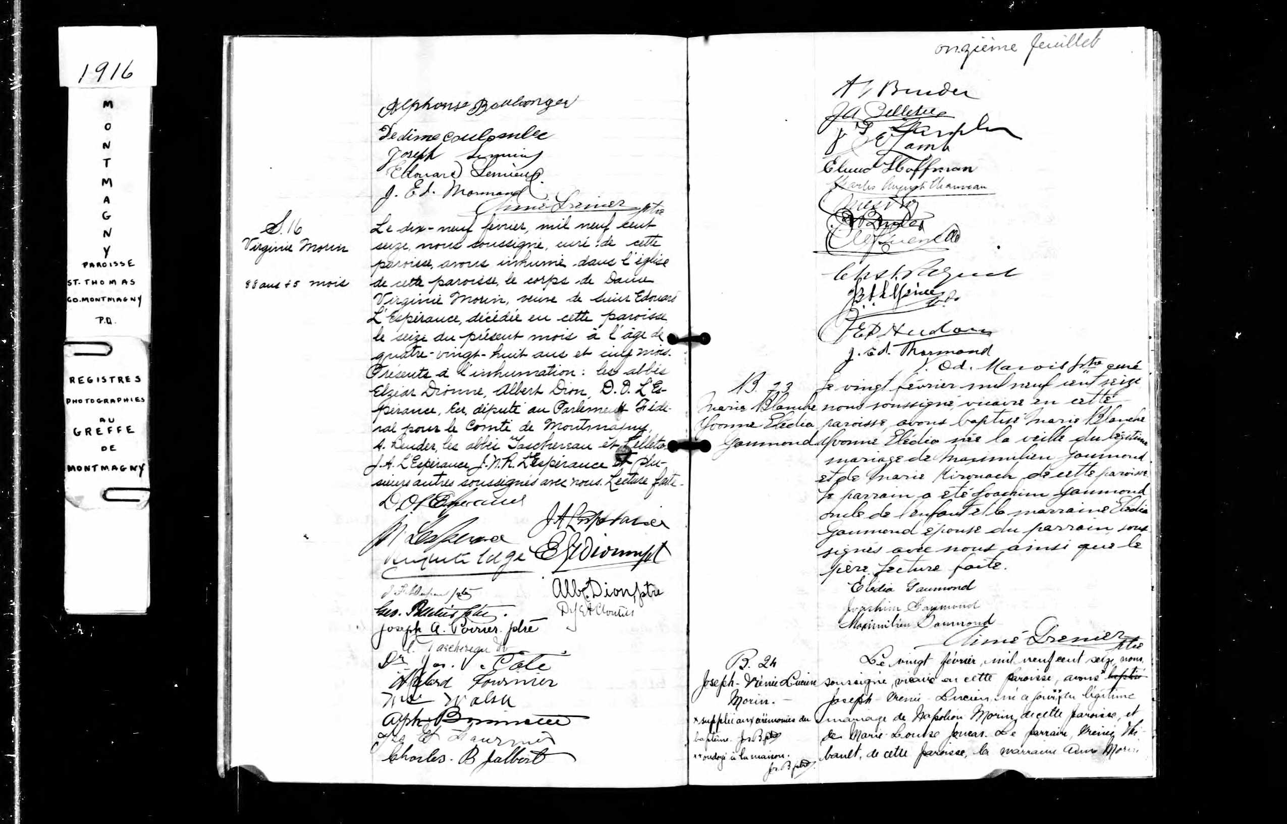 Acte de baptême Acte de baptême