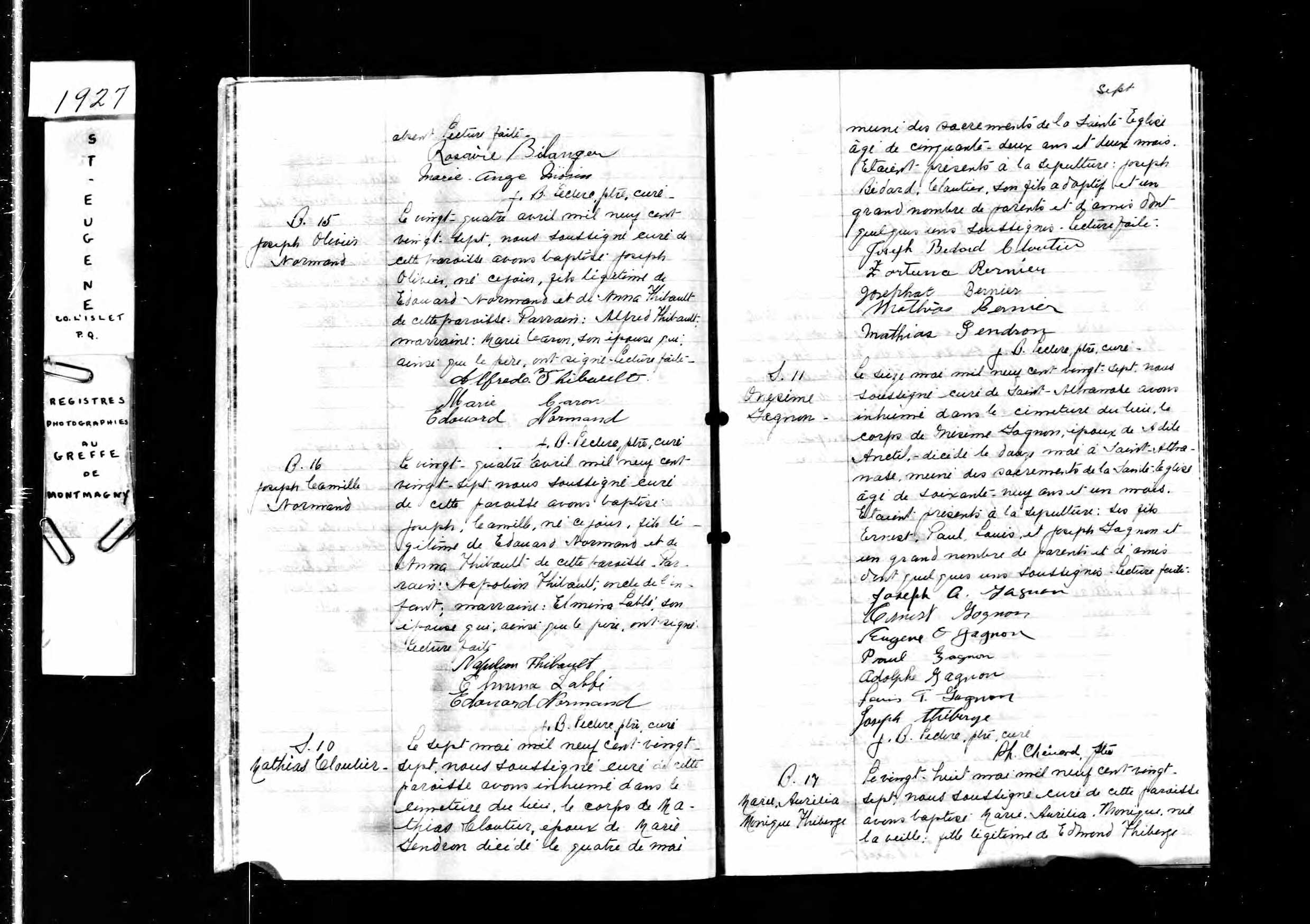 Acte de baptême Acte de baptême