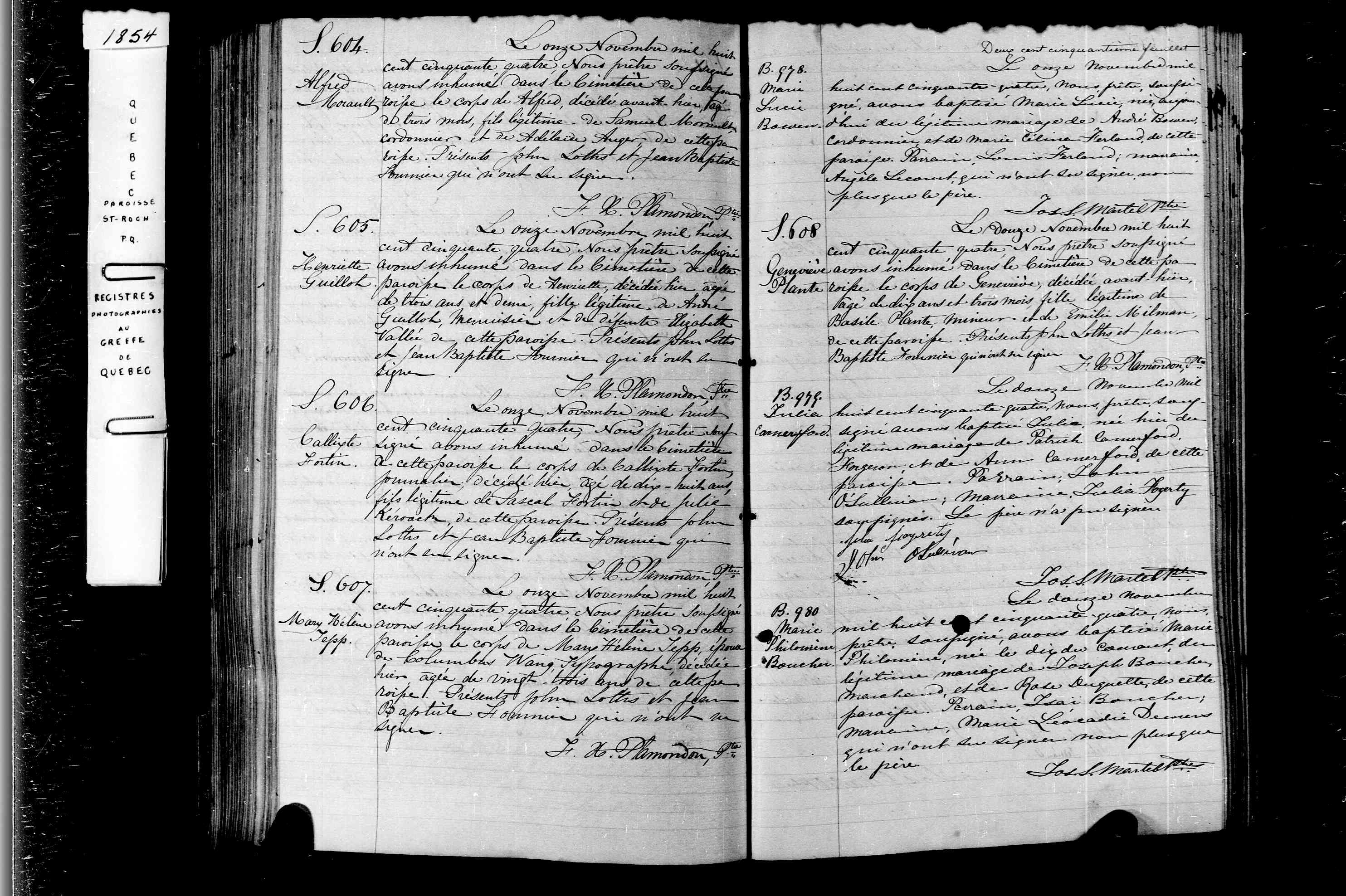 Acte de sépulture