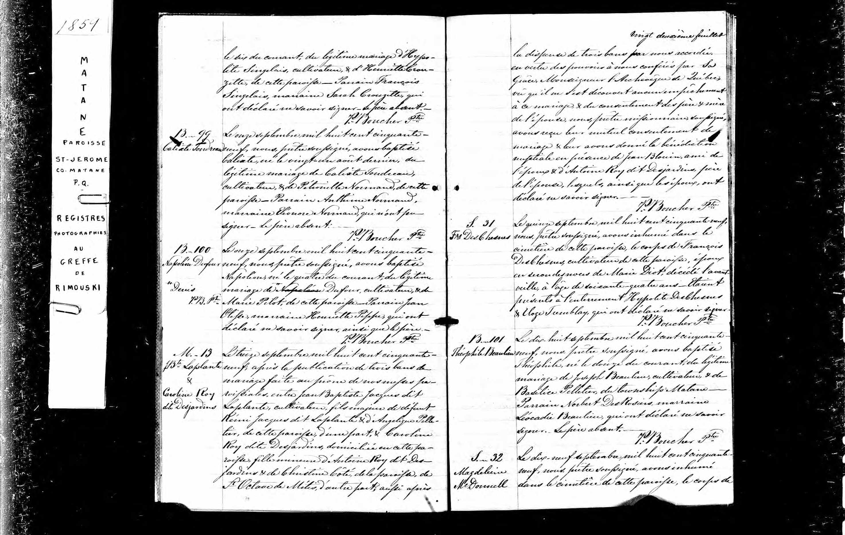 Acte de baptême