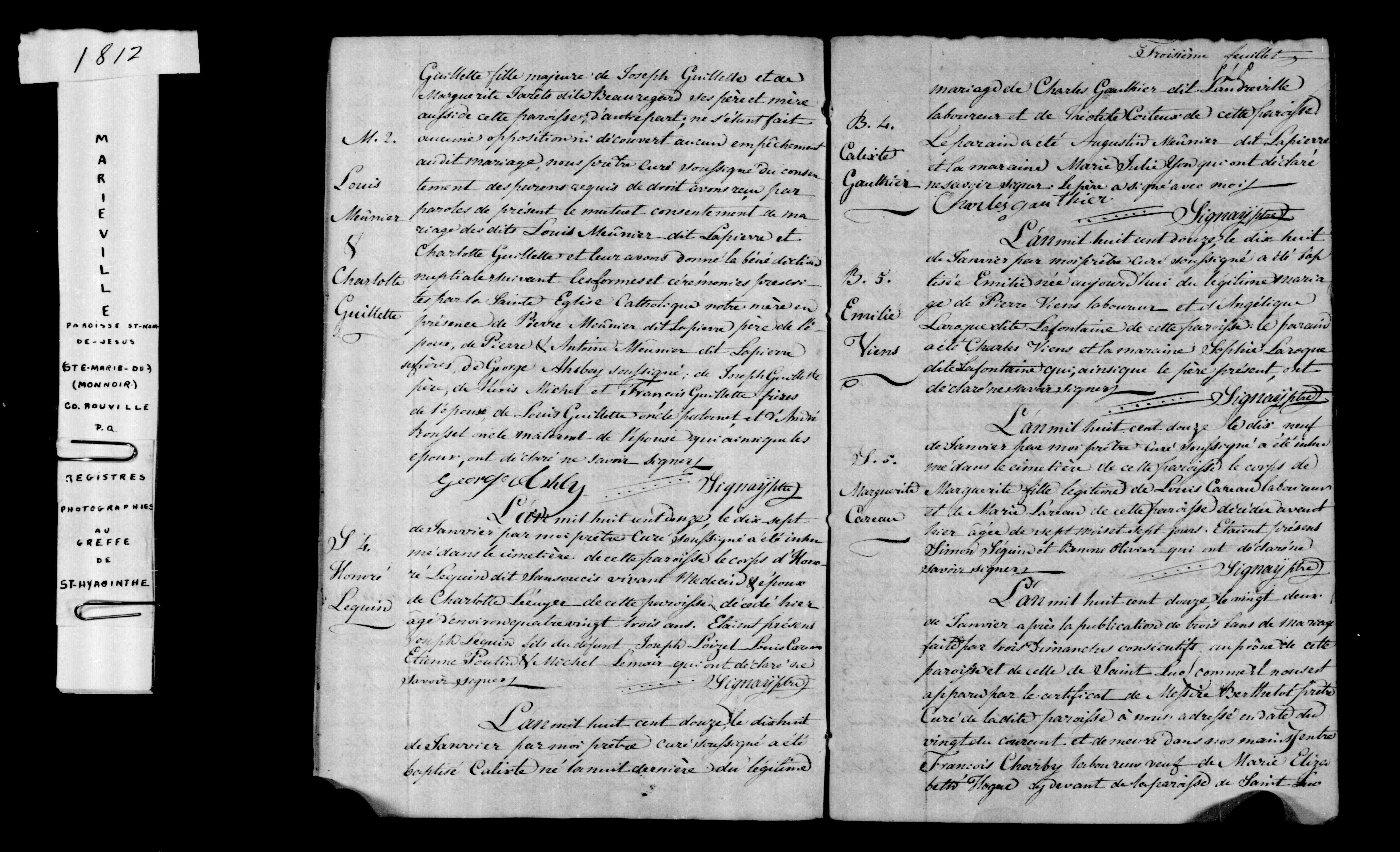Acte de baptême