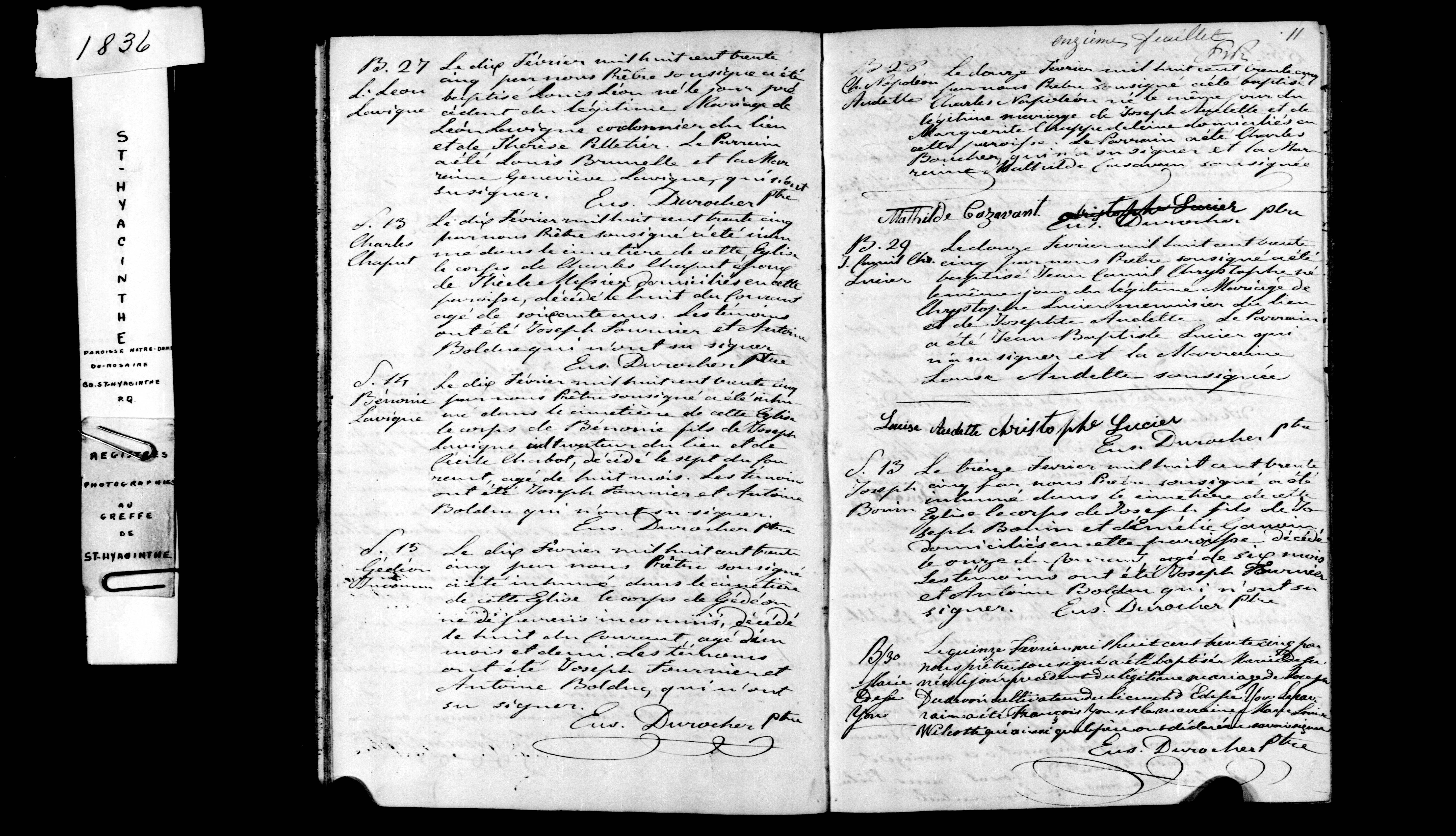 Acte de baptême