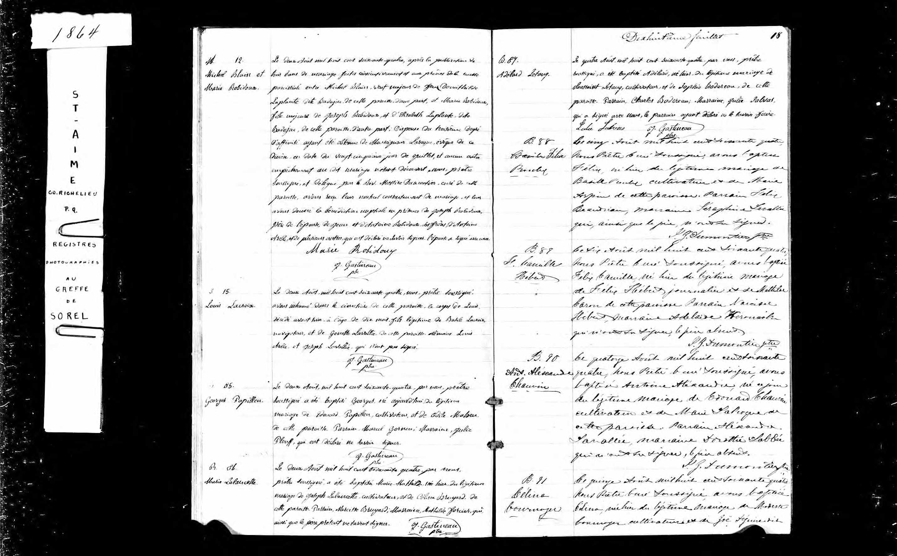 Acte de baptême