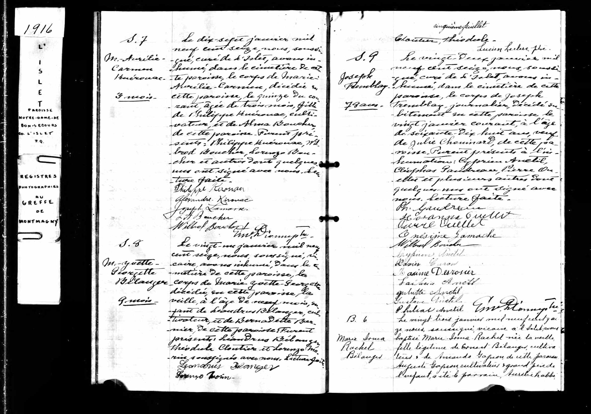 Acte de sépulture Acte de sépulture