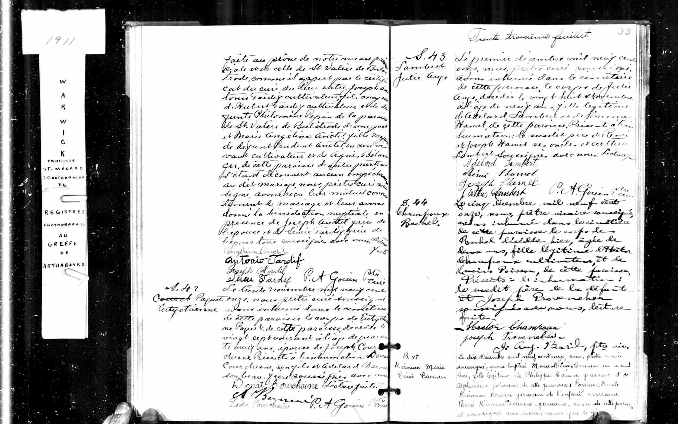 Acte de baptême