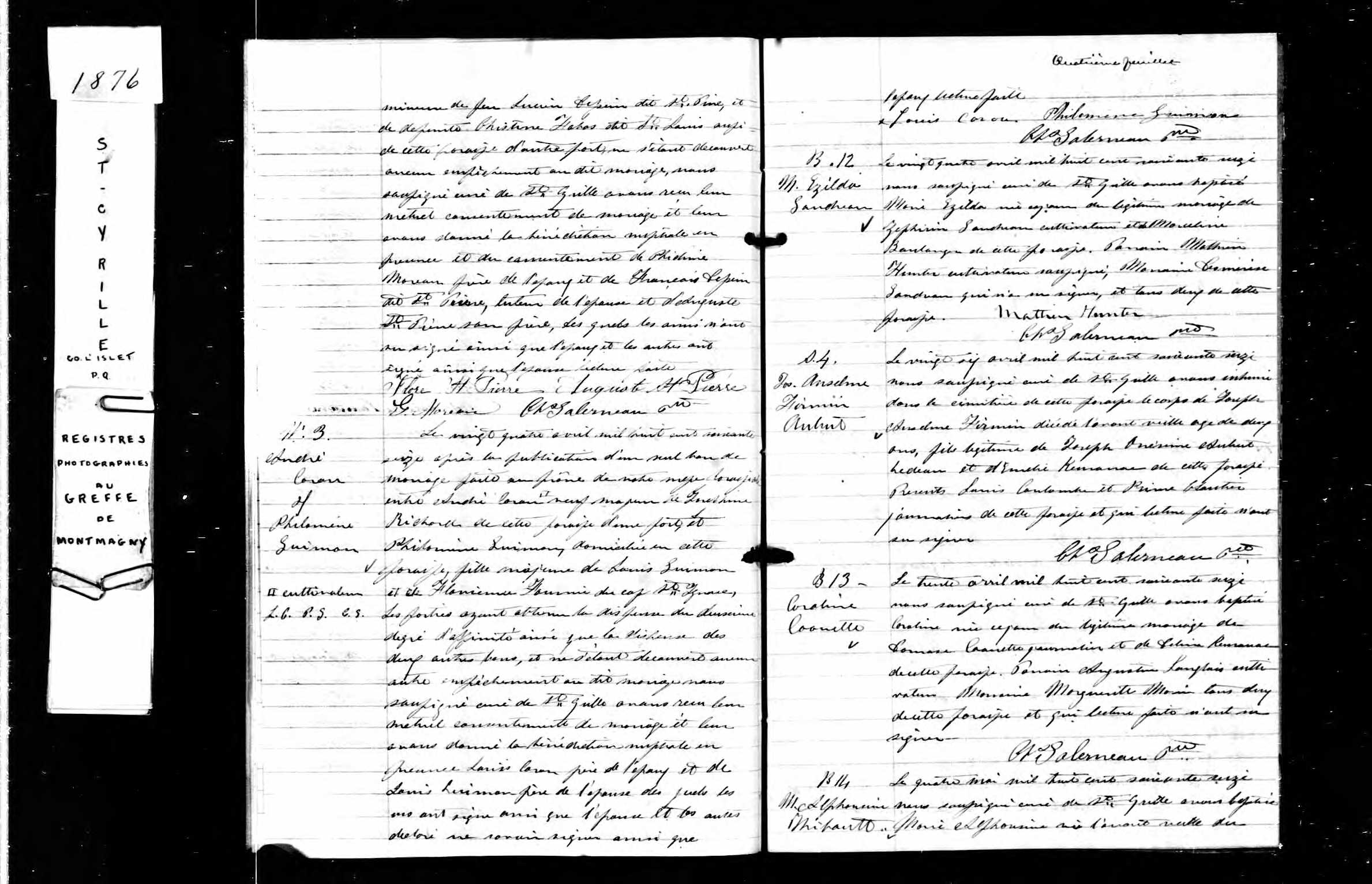 Acte de baptême Acte de baptême
