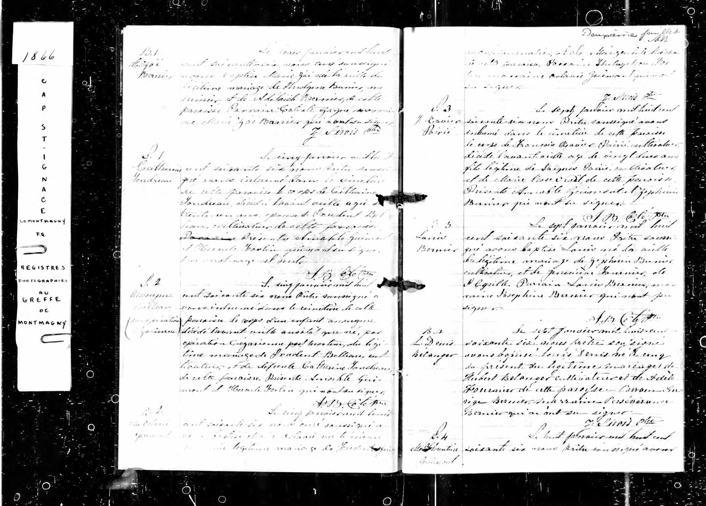 Acte de sépulture