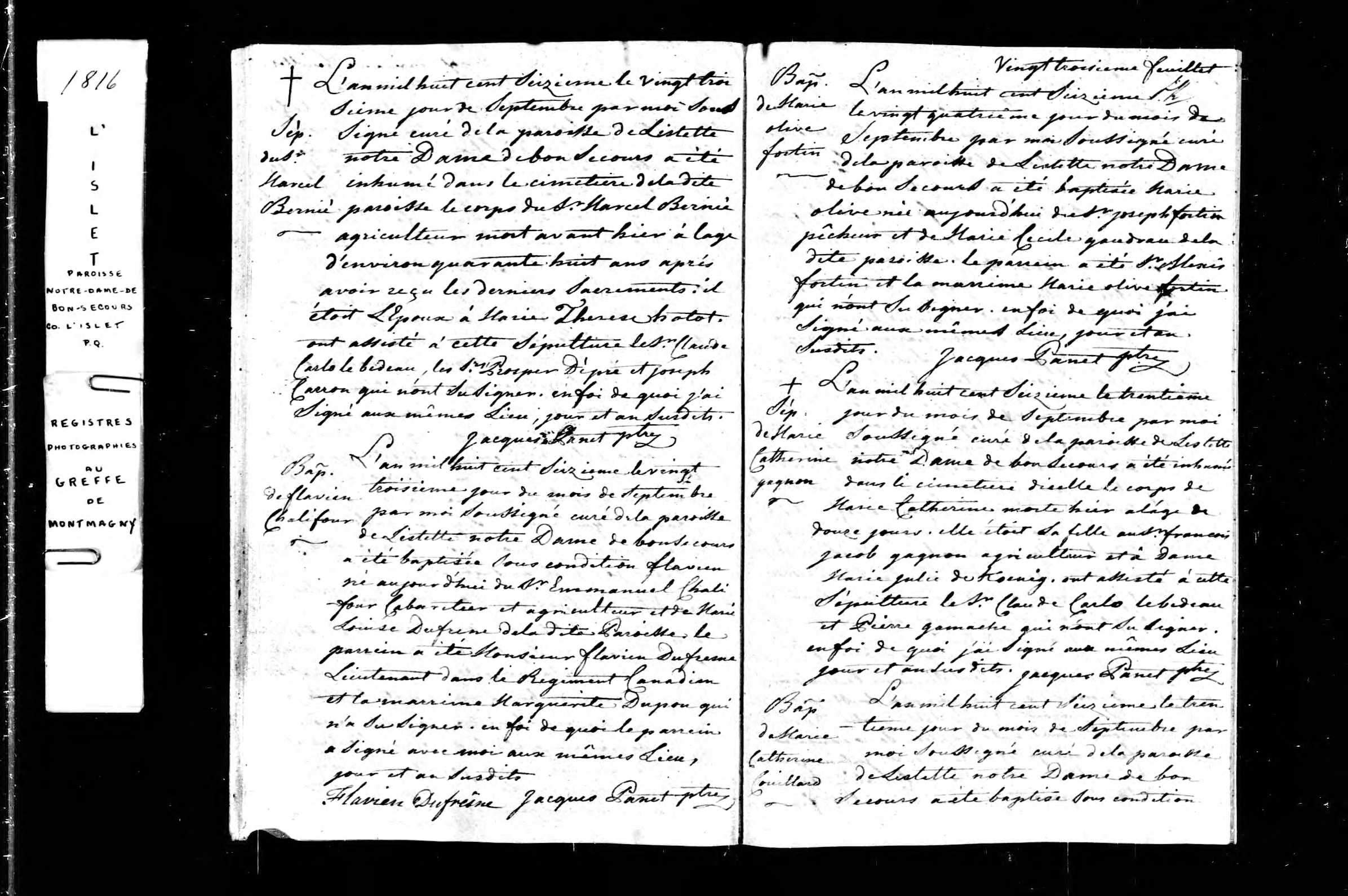 Acte de baptême