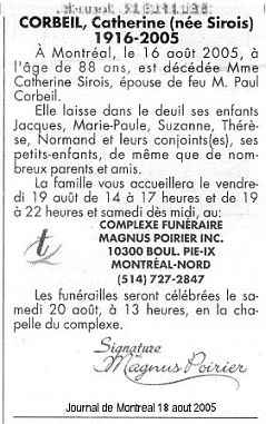 Nécrologie
