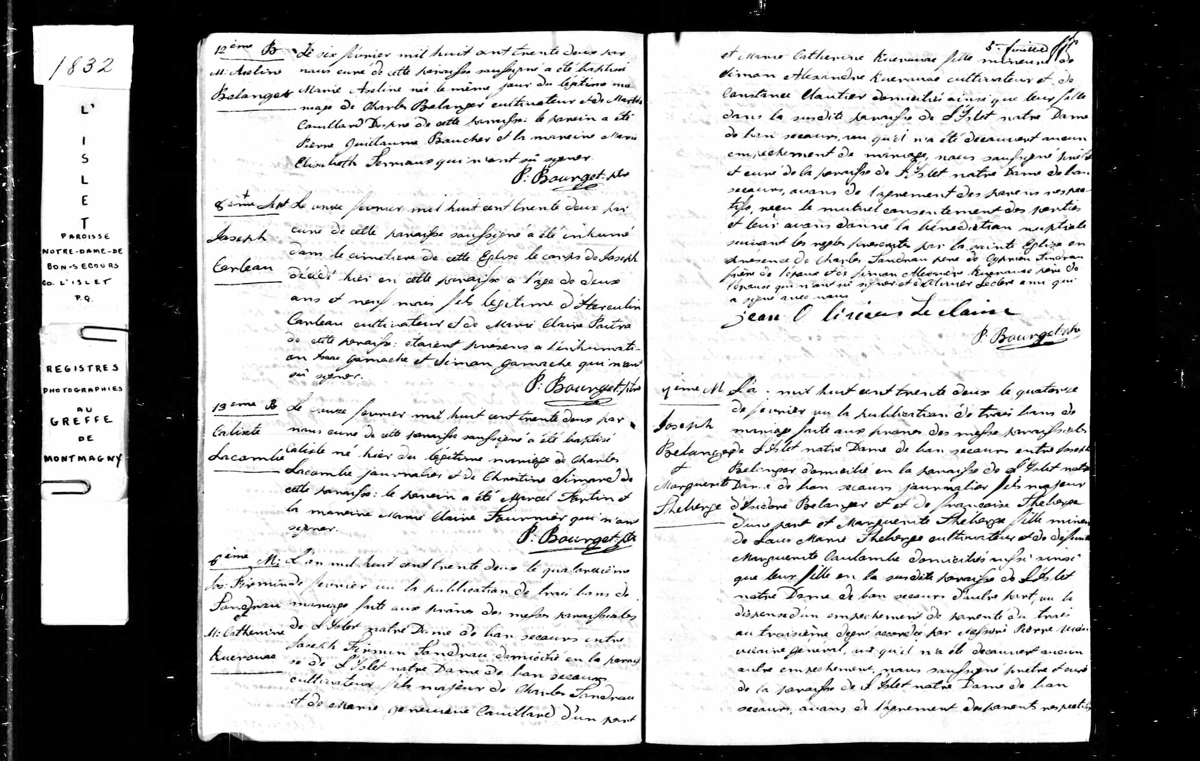 Acte de mariage en premières noces