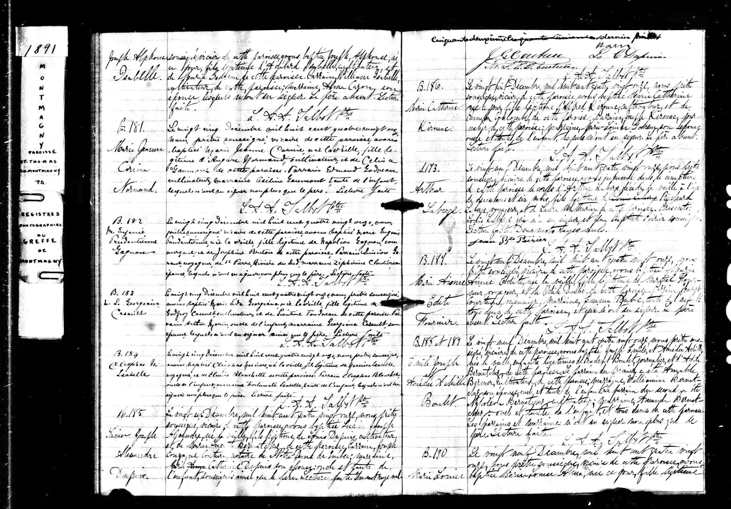 Acte de baptême