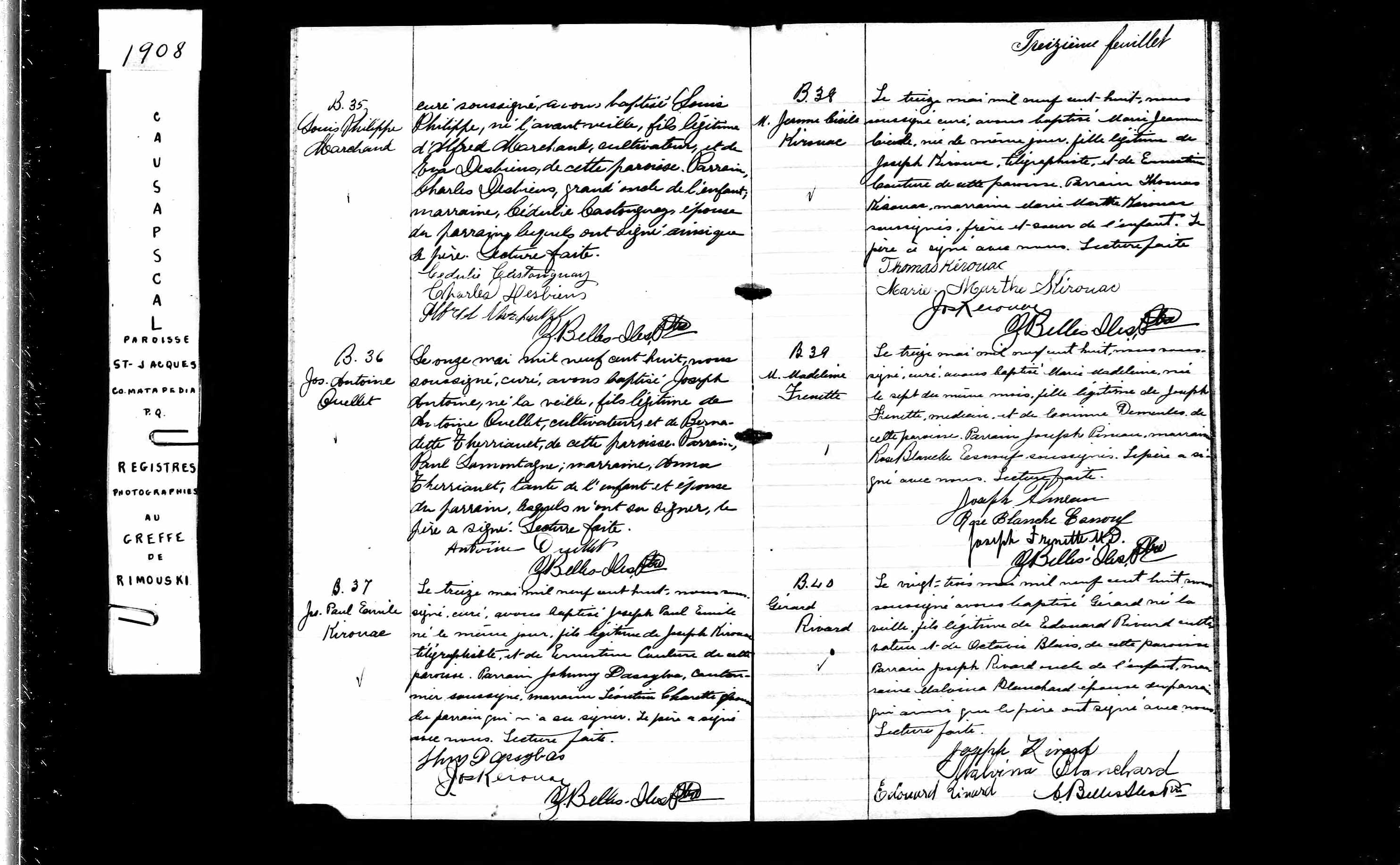 Acte de baptême