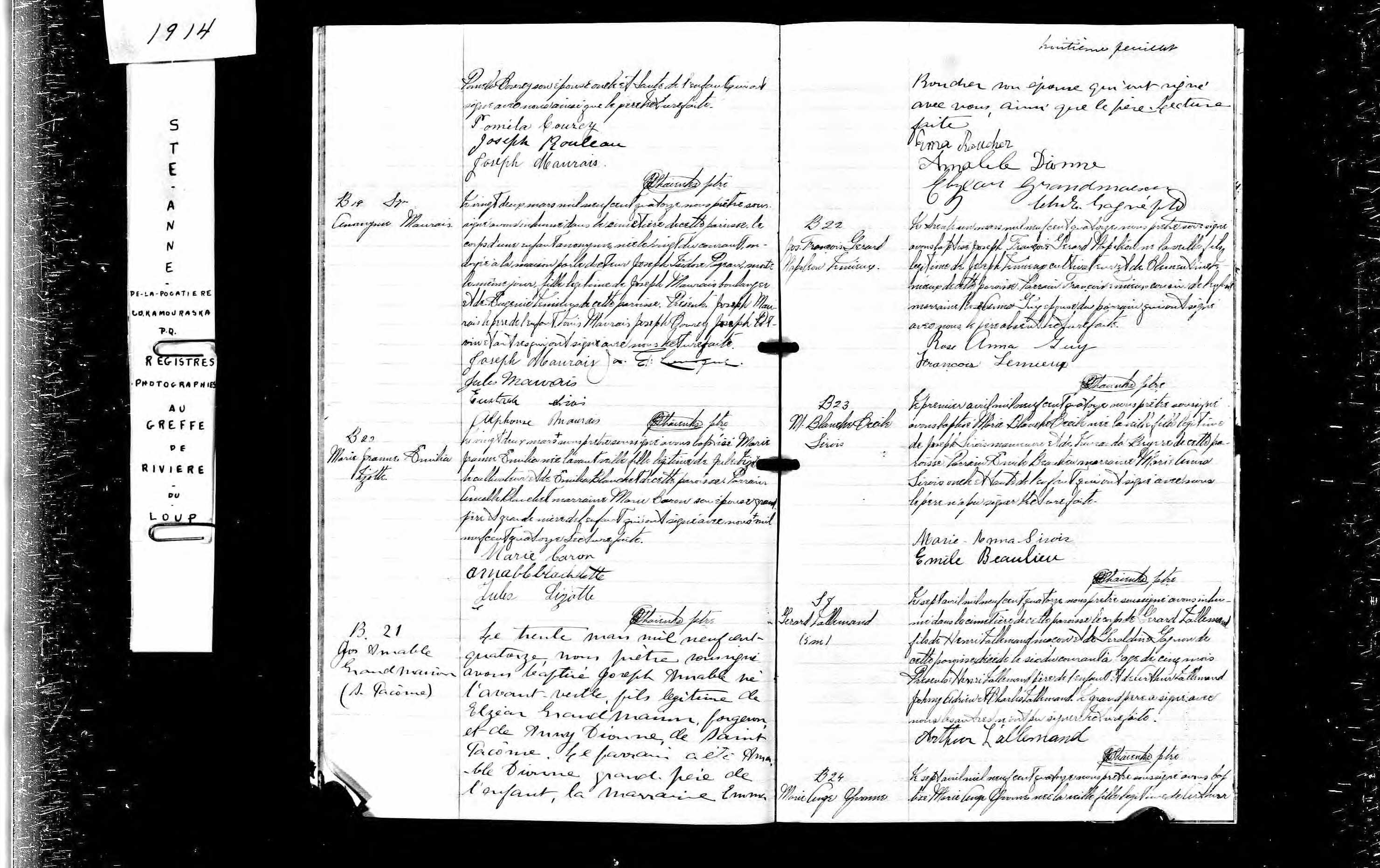 Acte de baptême