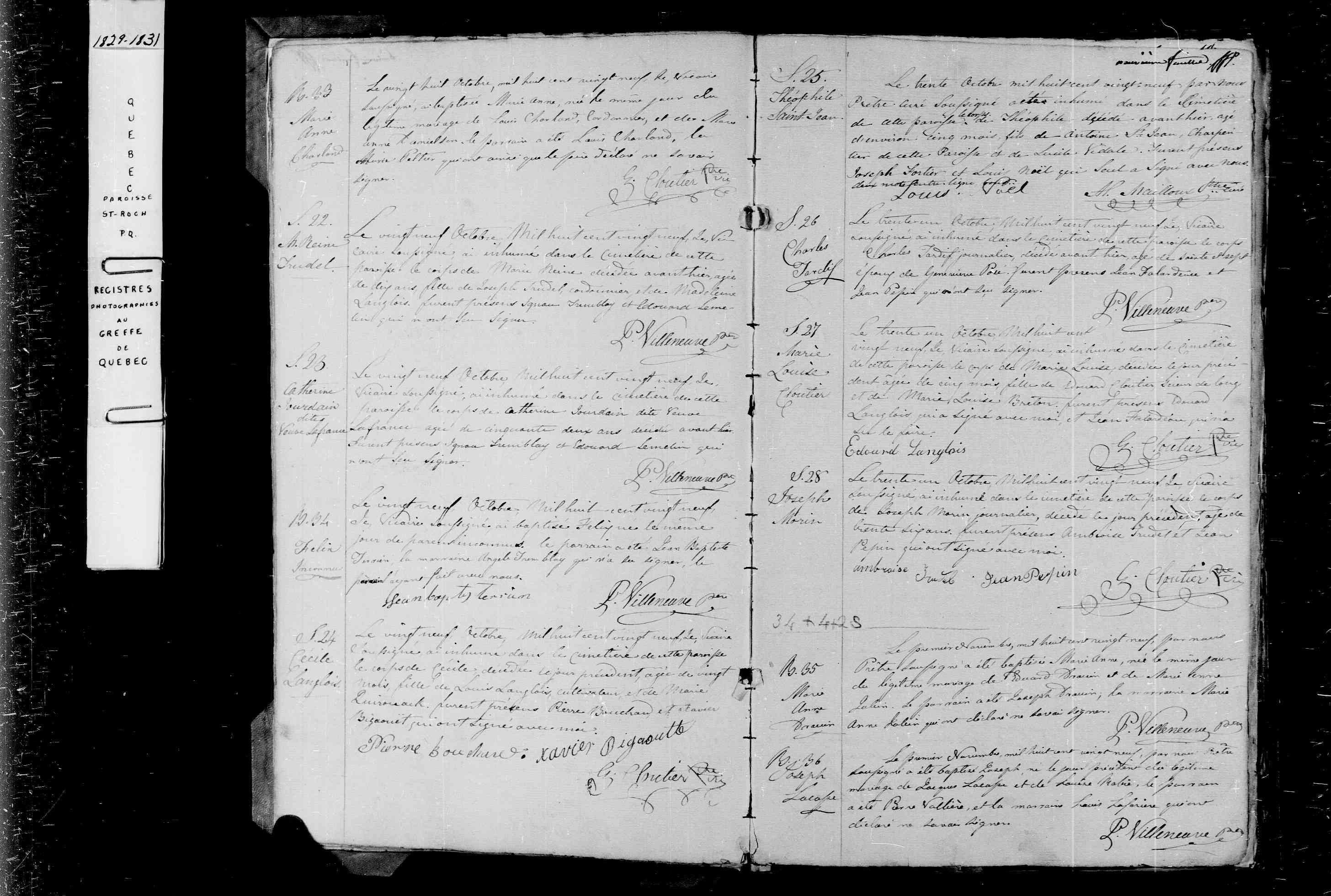 Acte de sépulture