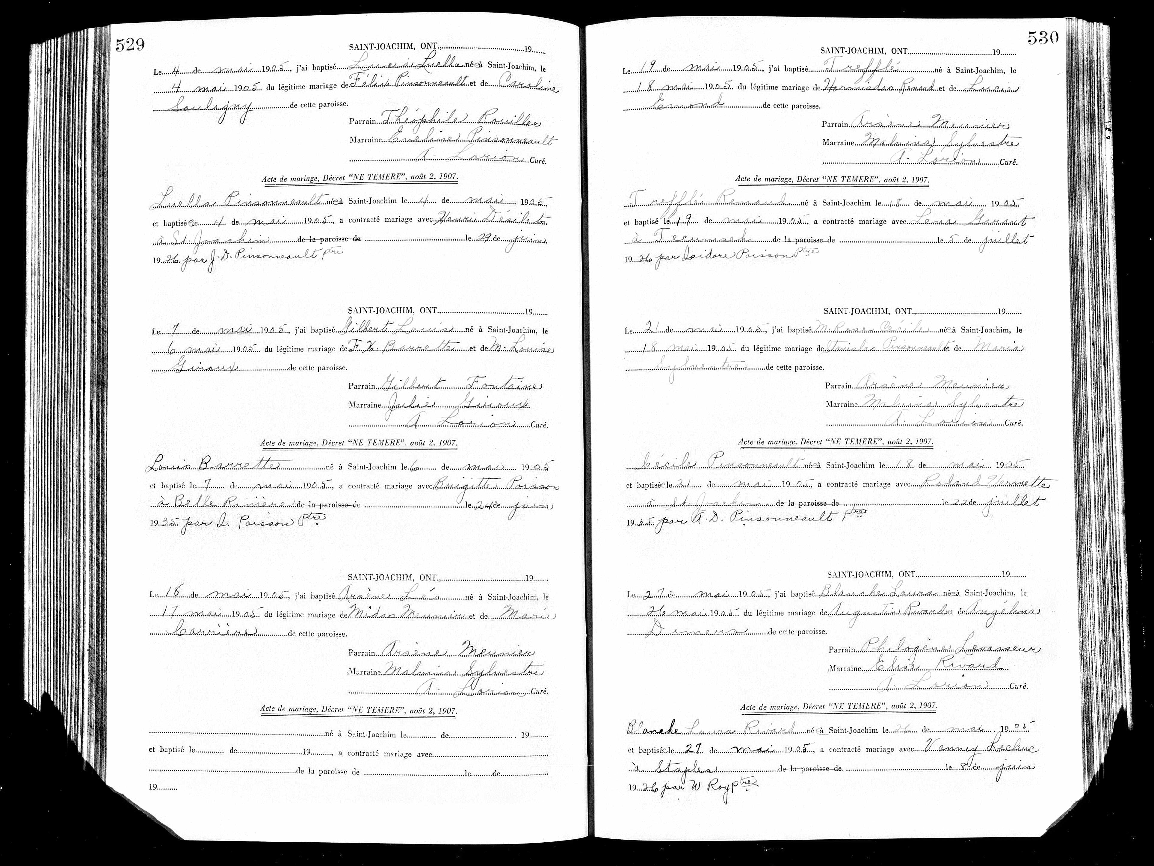 Acte de baptême