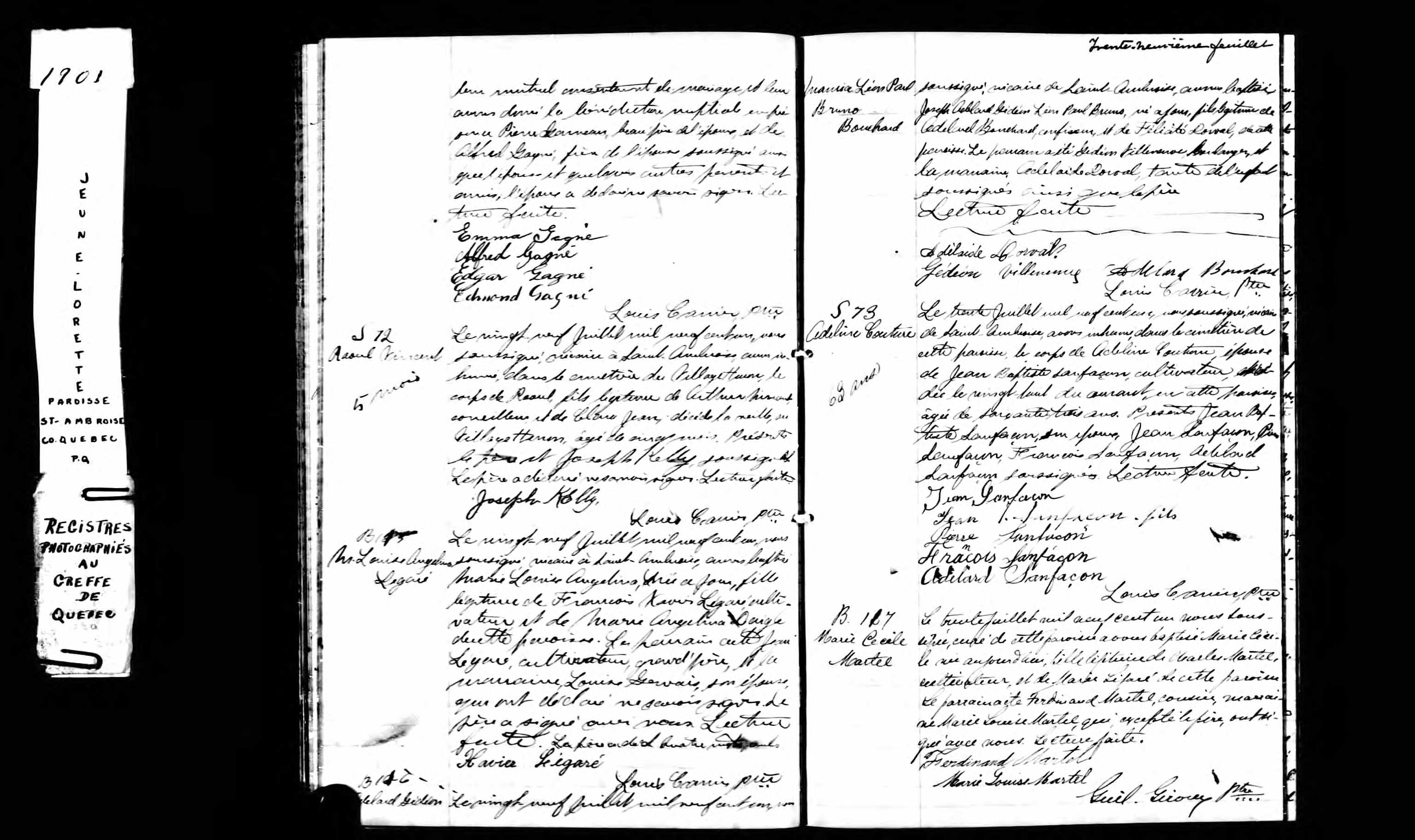 Acte de baptême