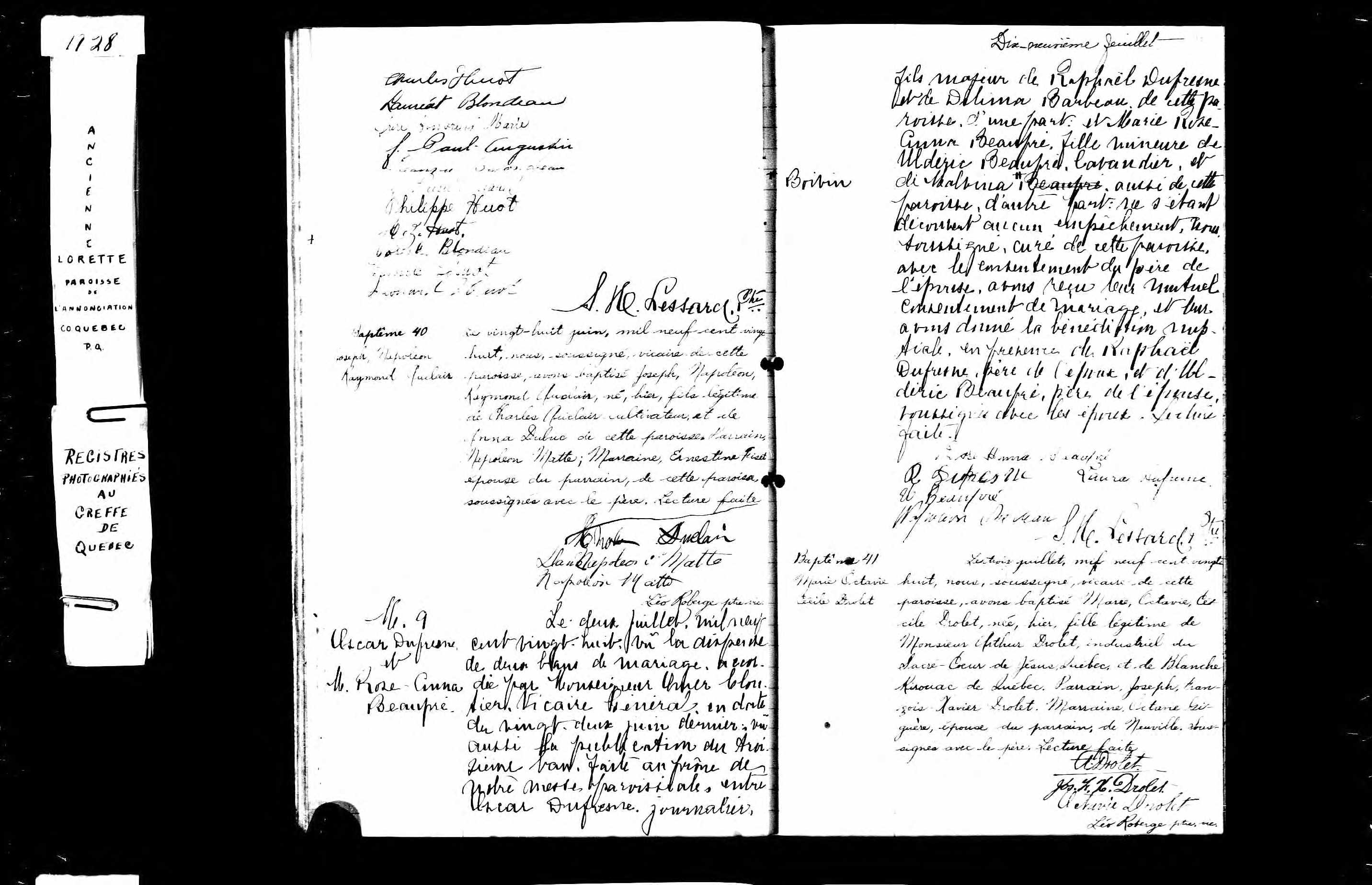 Acte de baptême